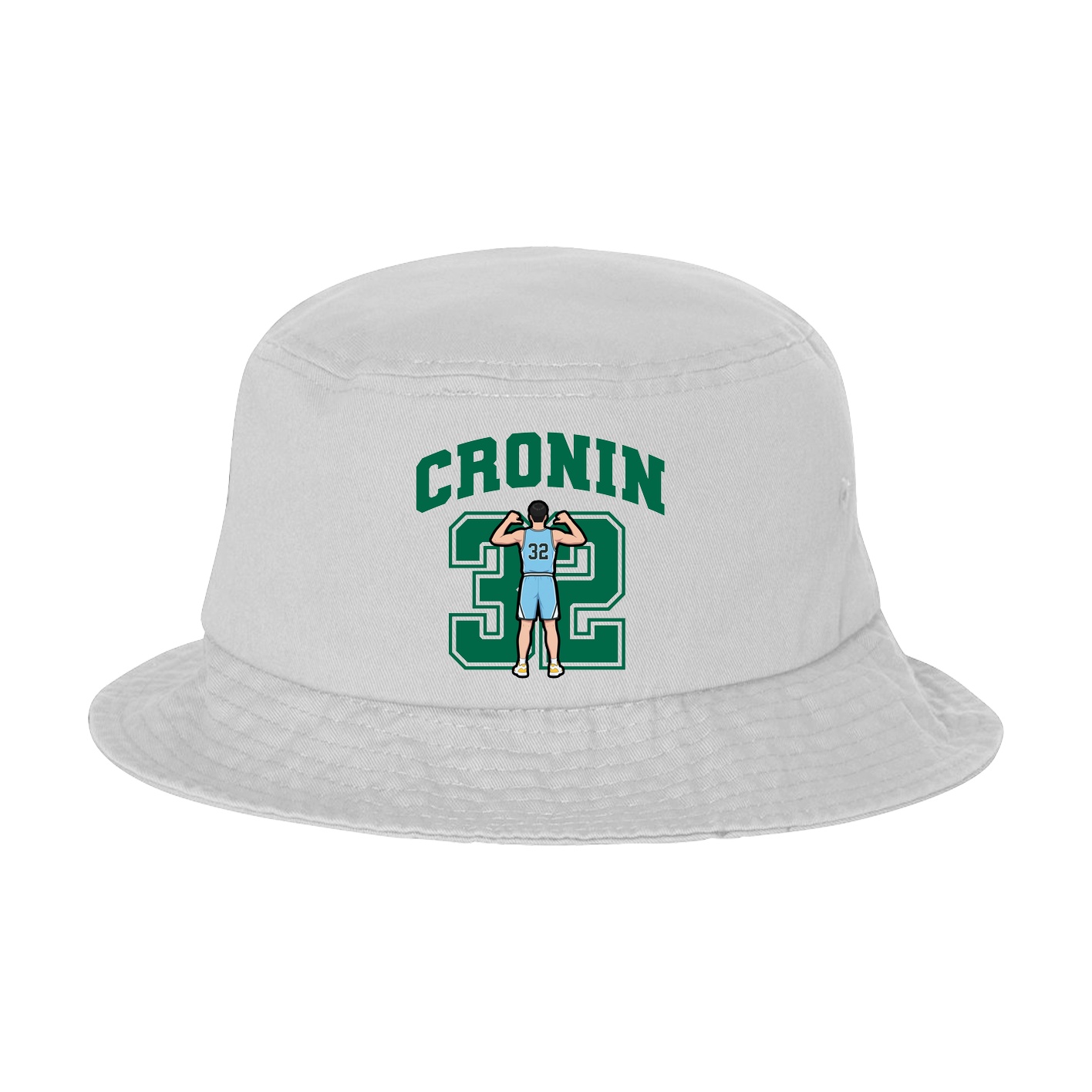 Bucket Cap — Number in White
