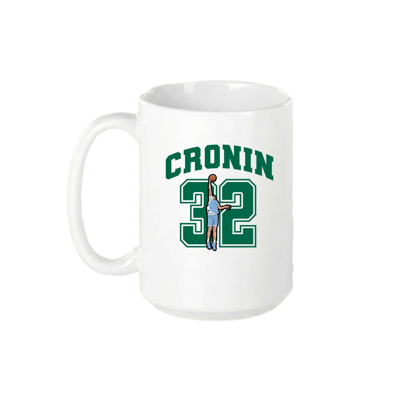 15oz Coffee Mug — Number in White