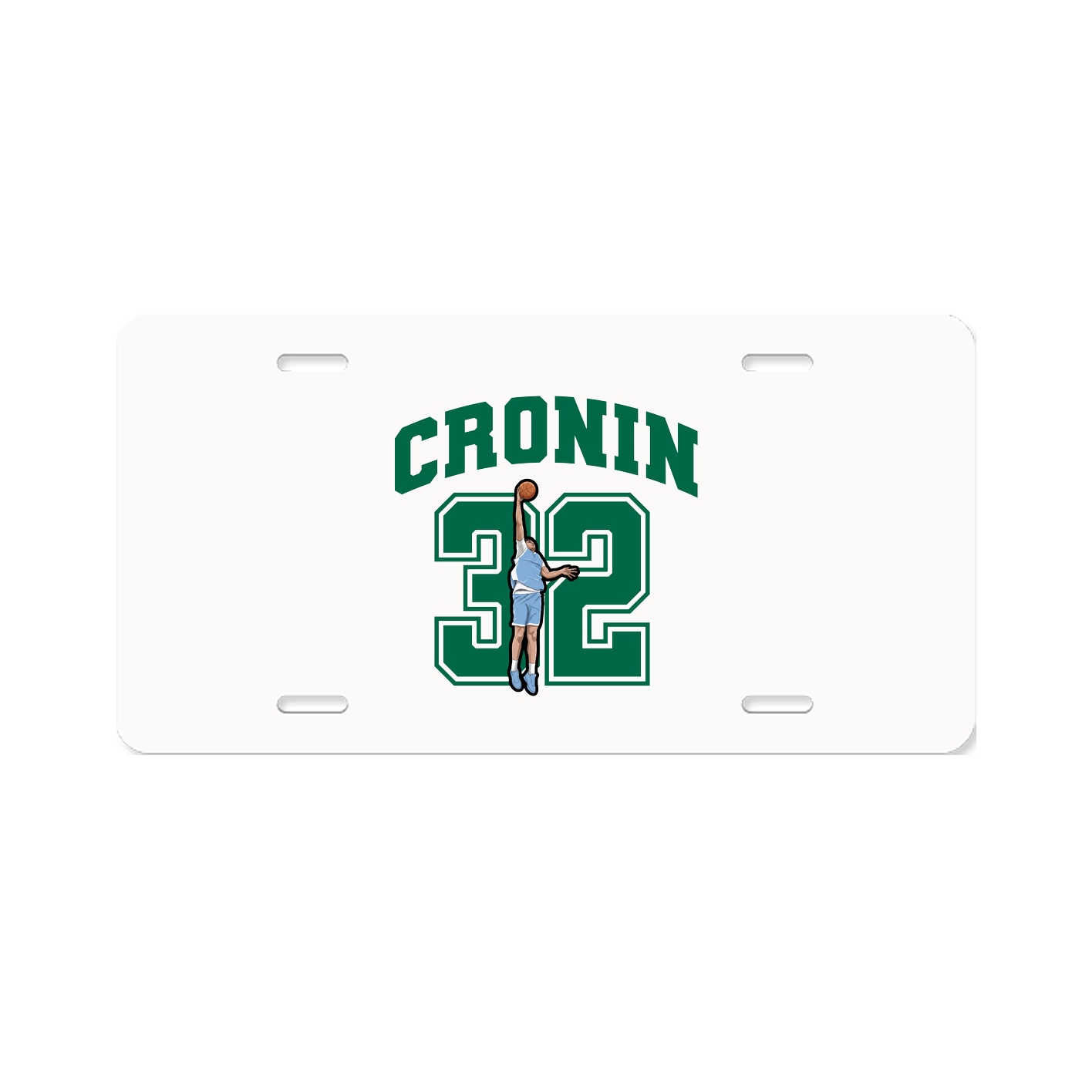 License Plate — Number in Classic