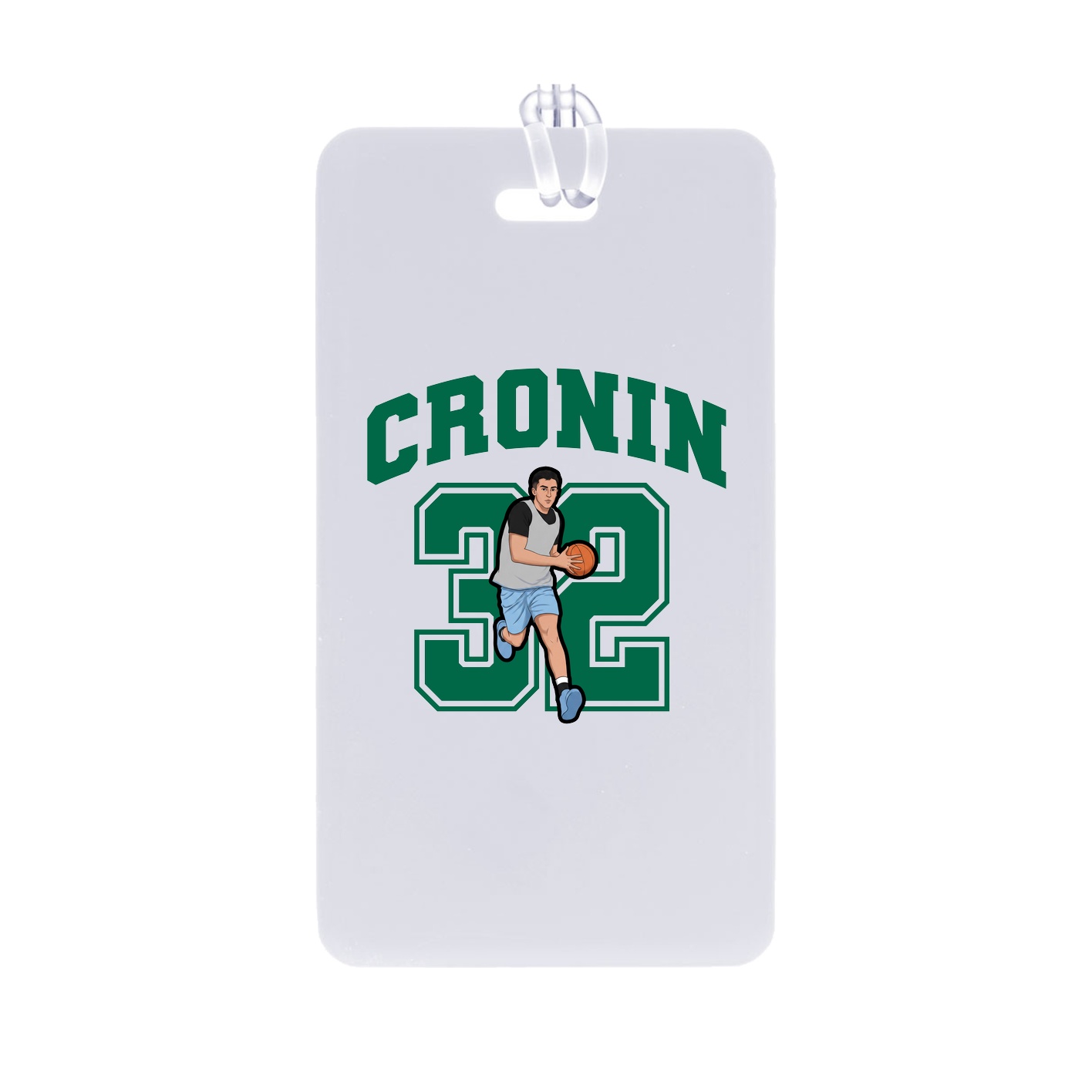 Bag Tag — Number in Classic