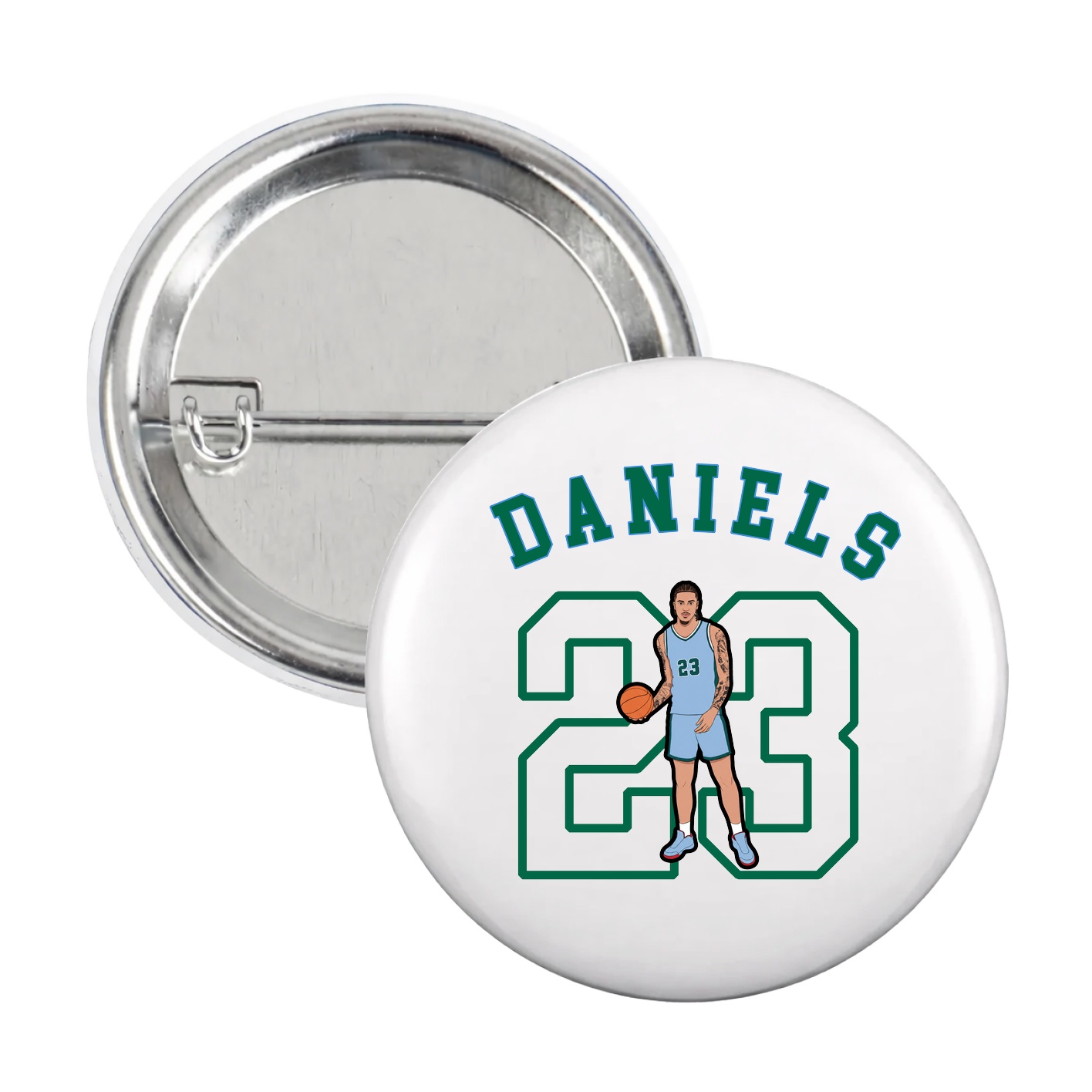 Game Day Button — Shirsey Arch in White