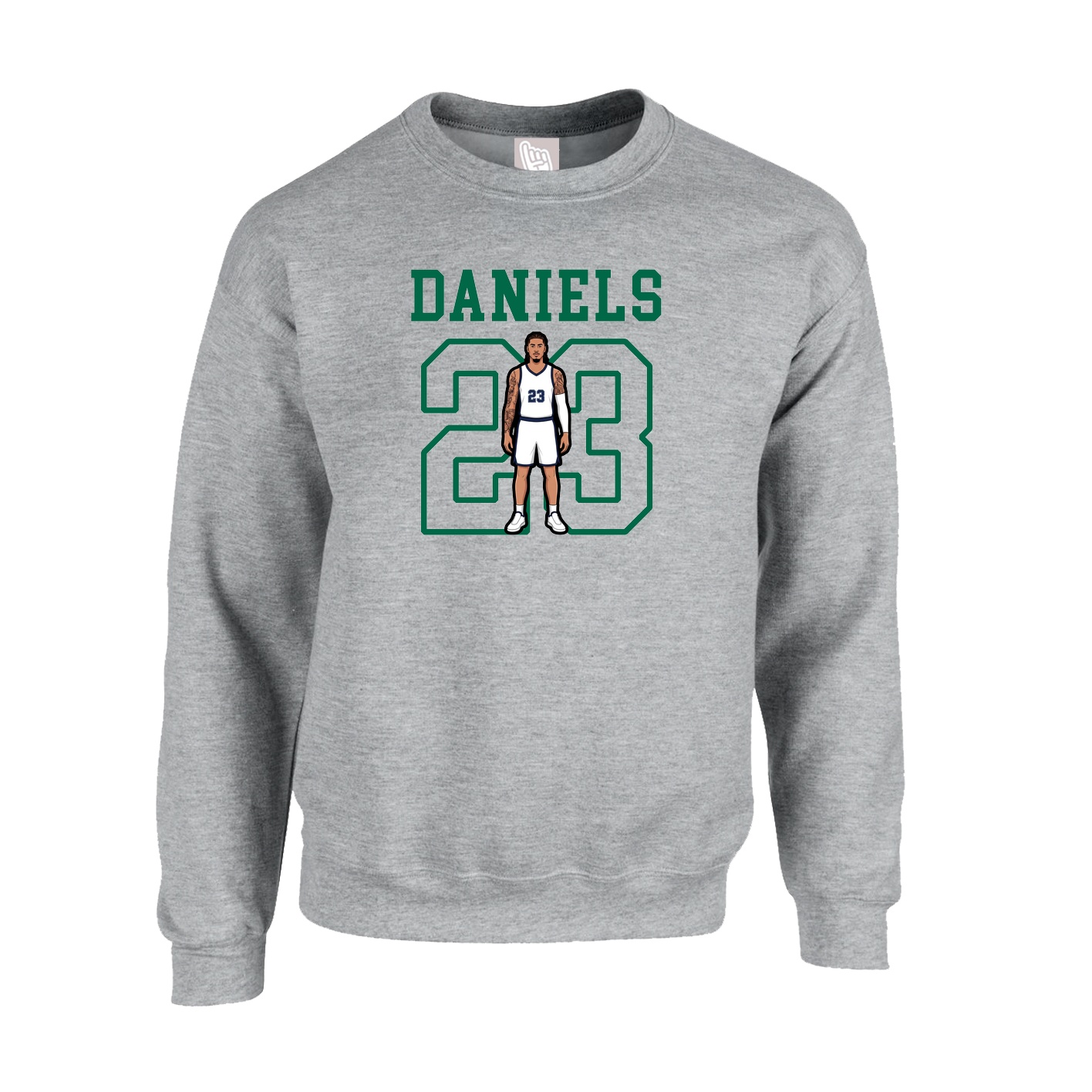 Fleece Crew — Shirsey in Grey