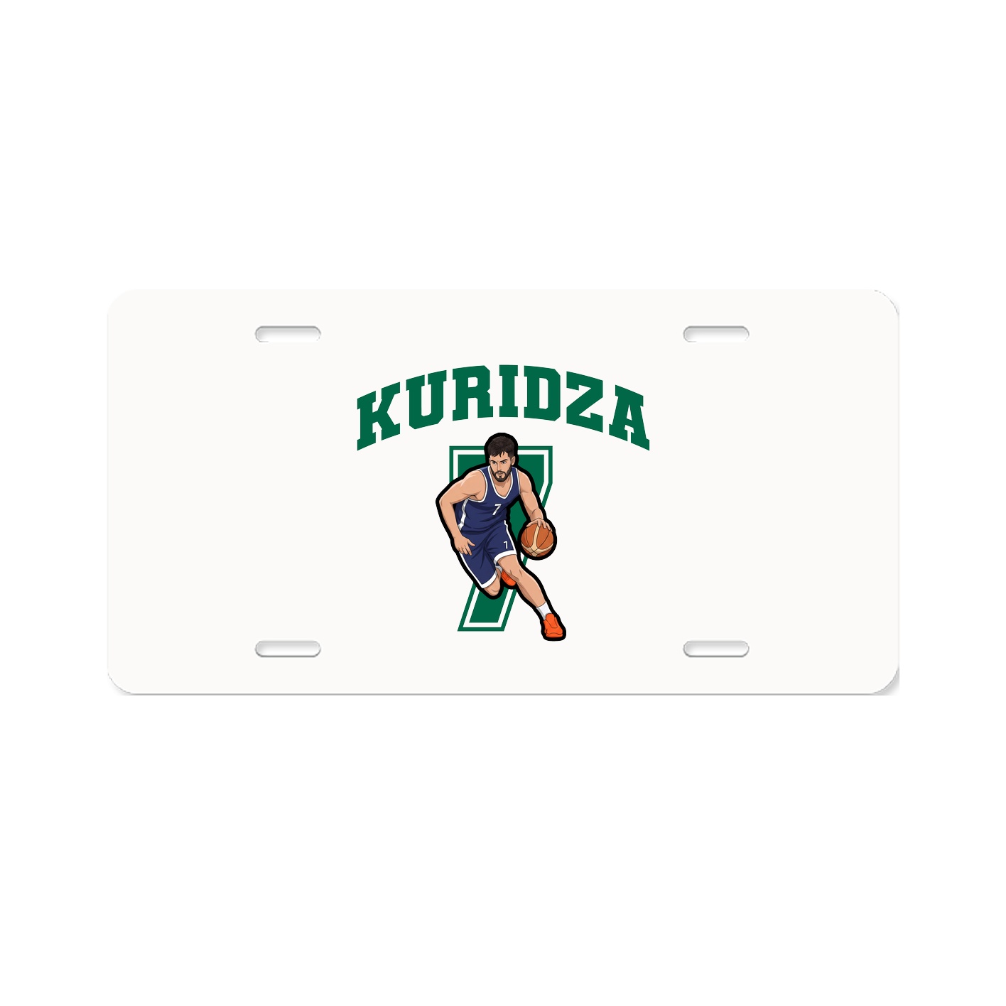 License Plate — Number in Classic