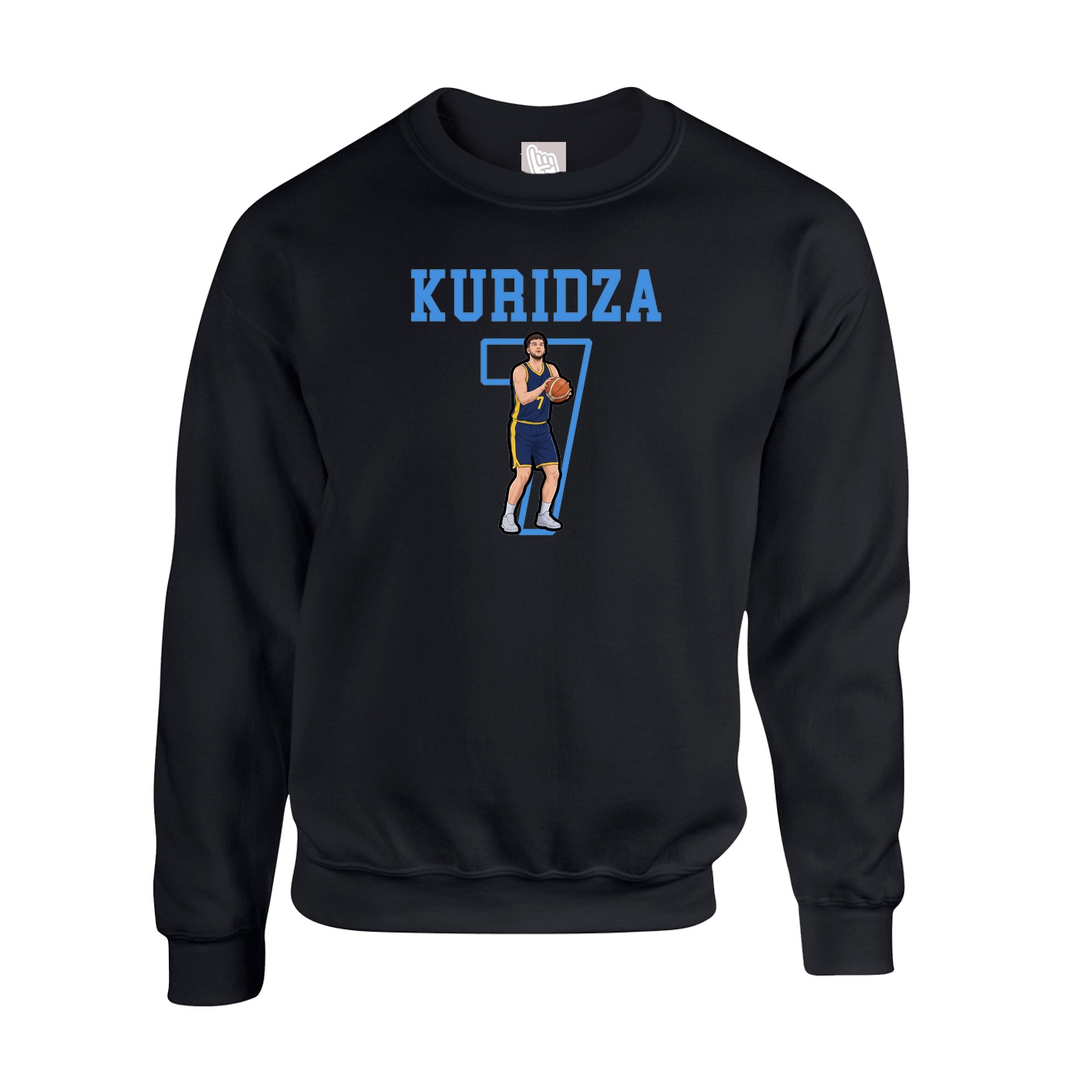 Fleece Crew — Shirsey in Black