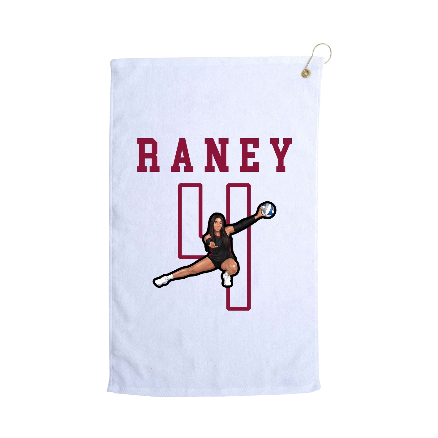 Golf Towel — Shirsey in White