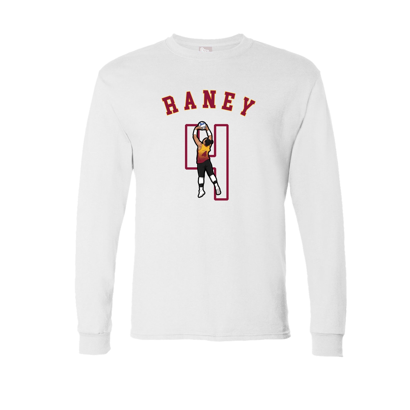 Long Sleeve Tee — Shirsey Arch in White