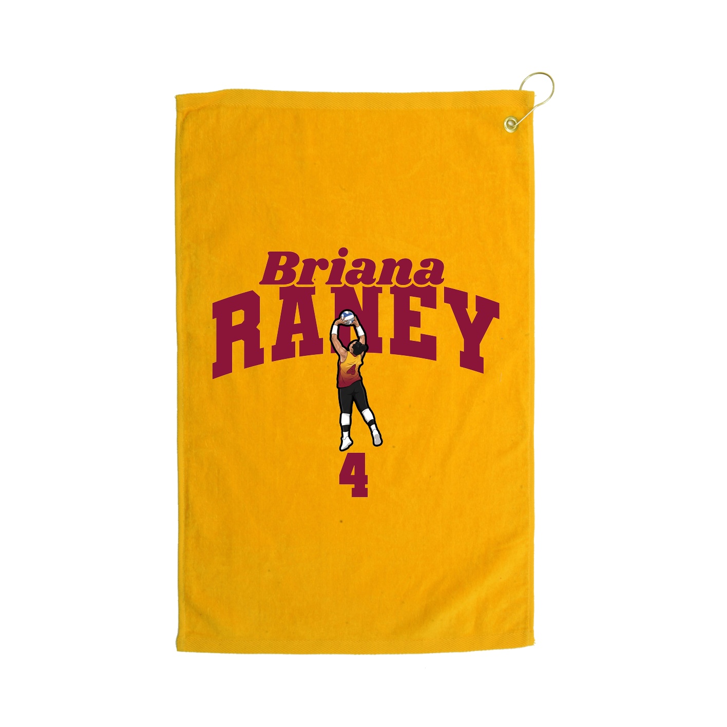 Golf Towel — Signature Arch in Gold