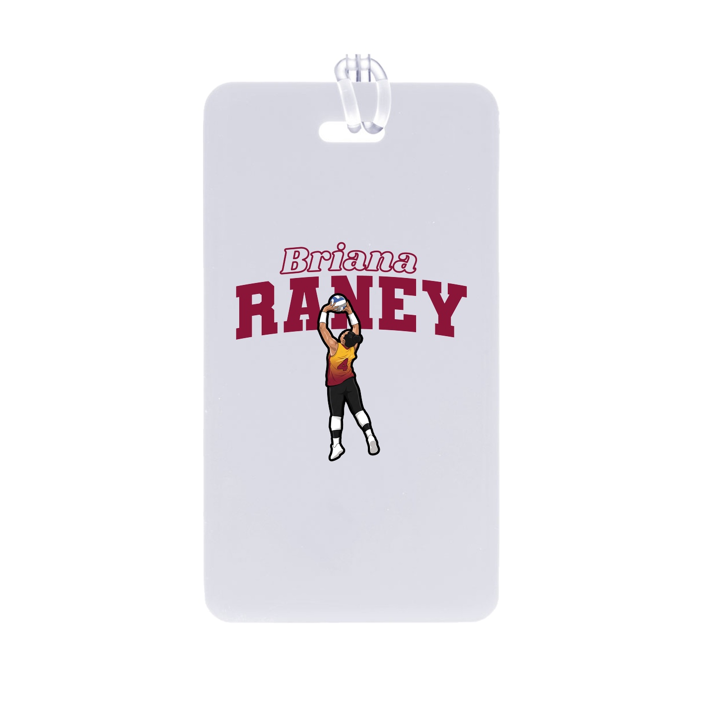Bag Tag — Name Arch in Classic
