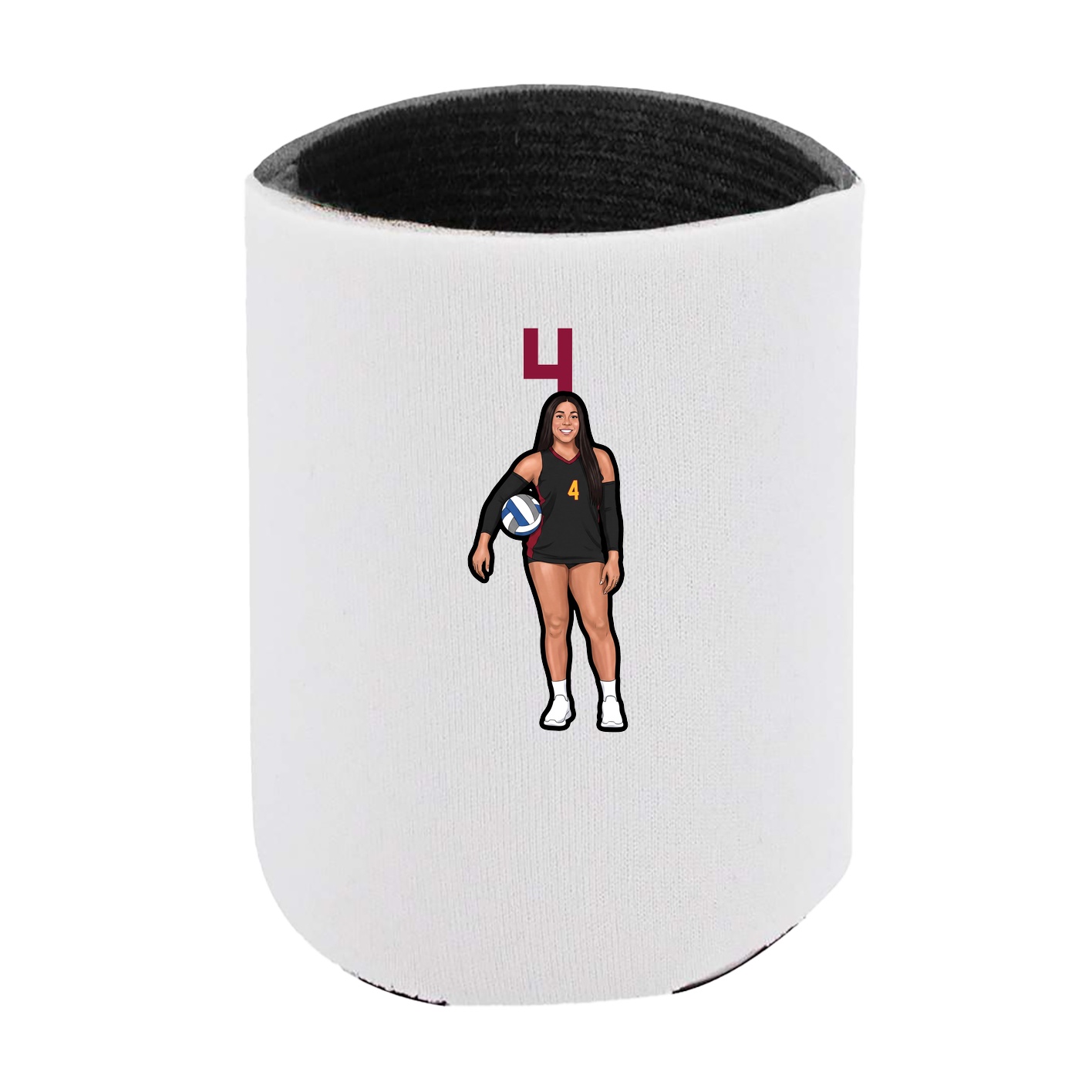 Can Holder — Number Top in White