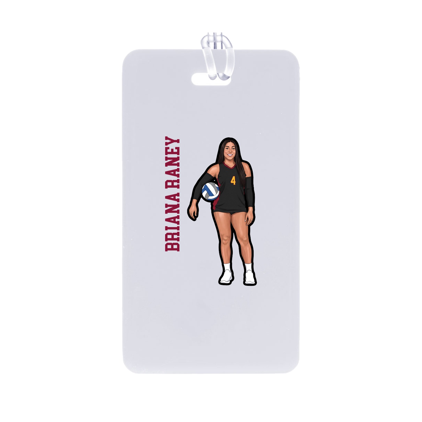 Bag Tag — Name Vertical in Classic