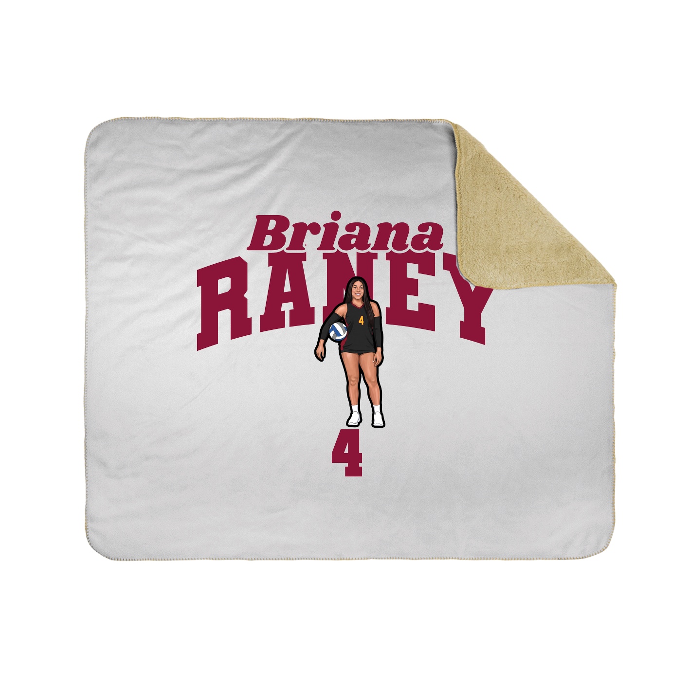 Throw Blanket — Signature Arch in White