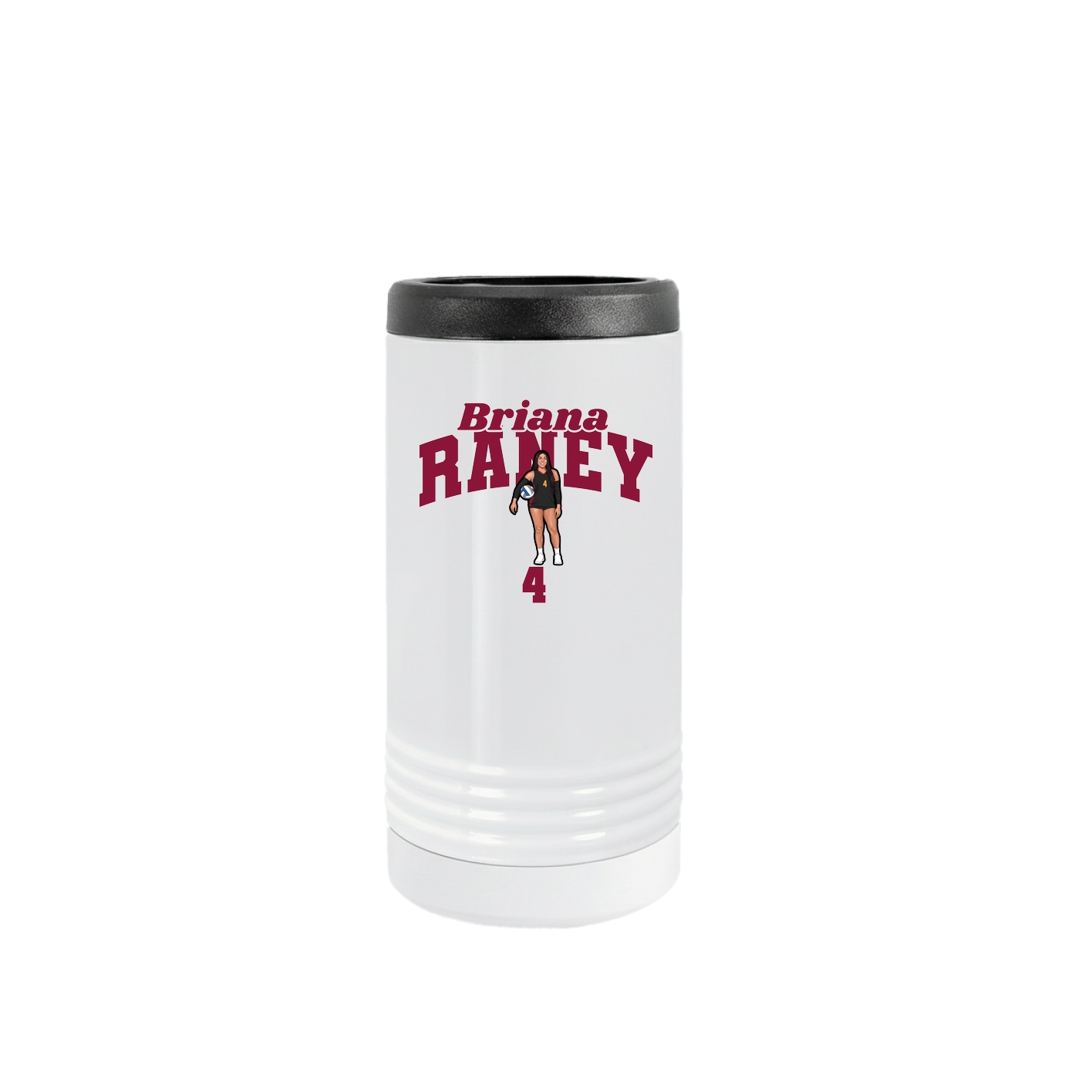 Slim Beverage Holder — Signature Arch in White