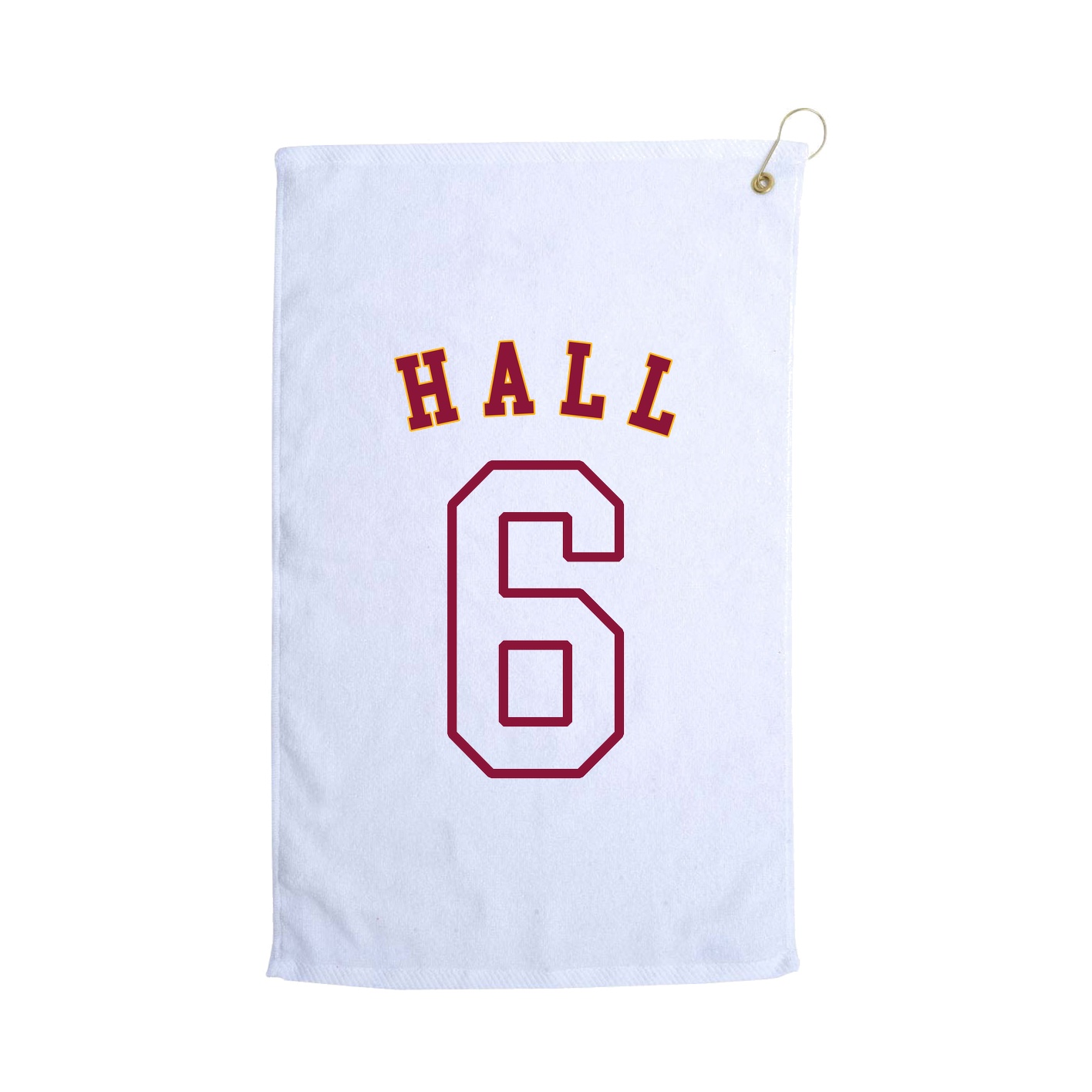 Golf Towel — Shirsey Arch in White