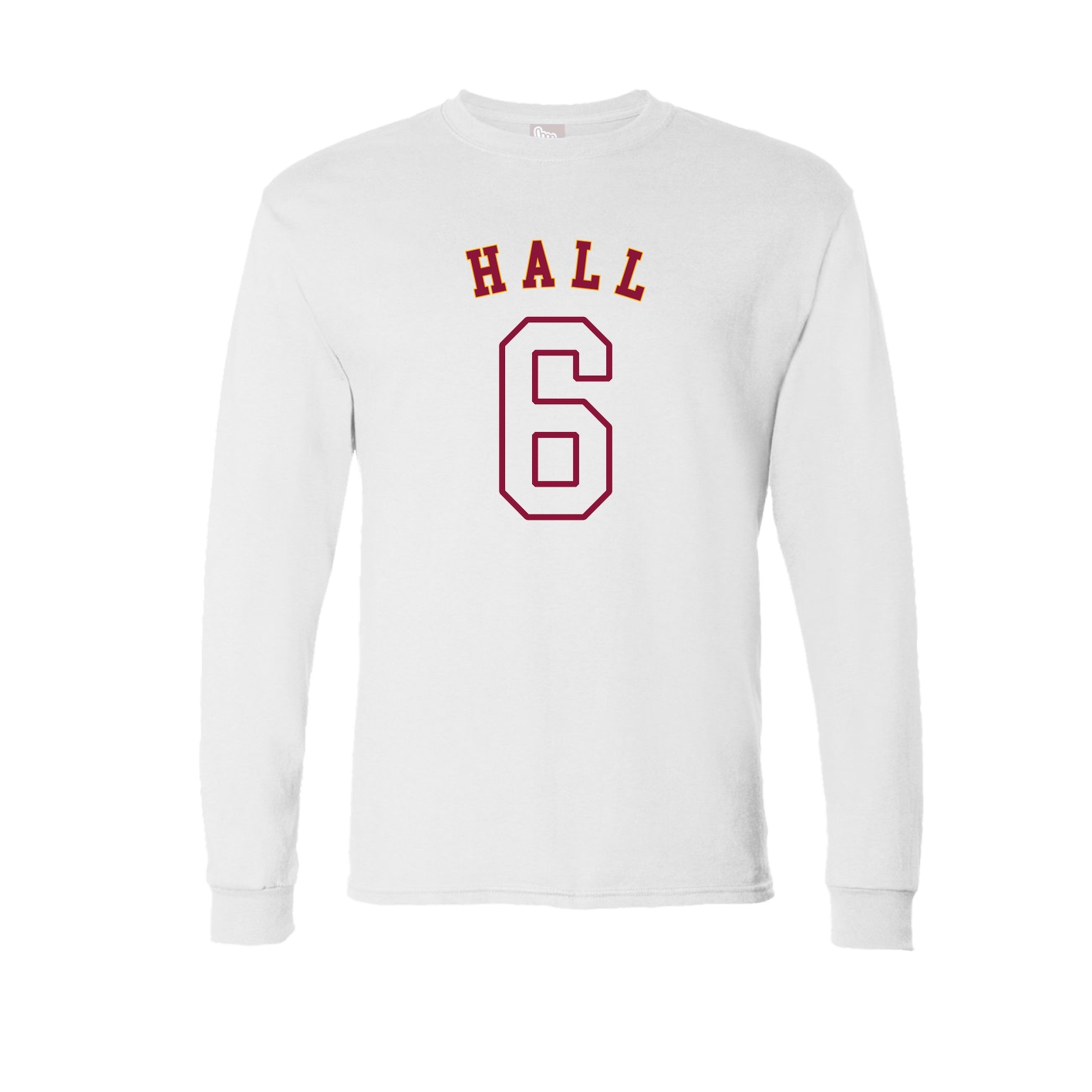 Long Sleeve Tee — Shirsey Arch in White