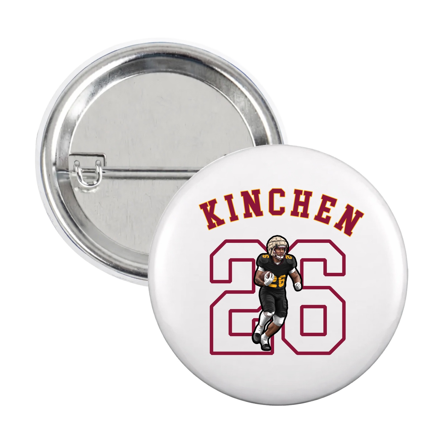 Game Day Button — Shirsey Arch in White