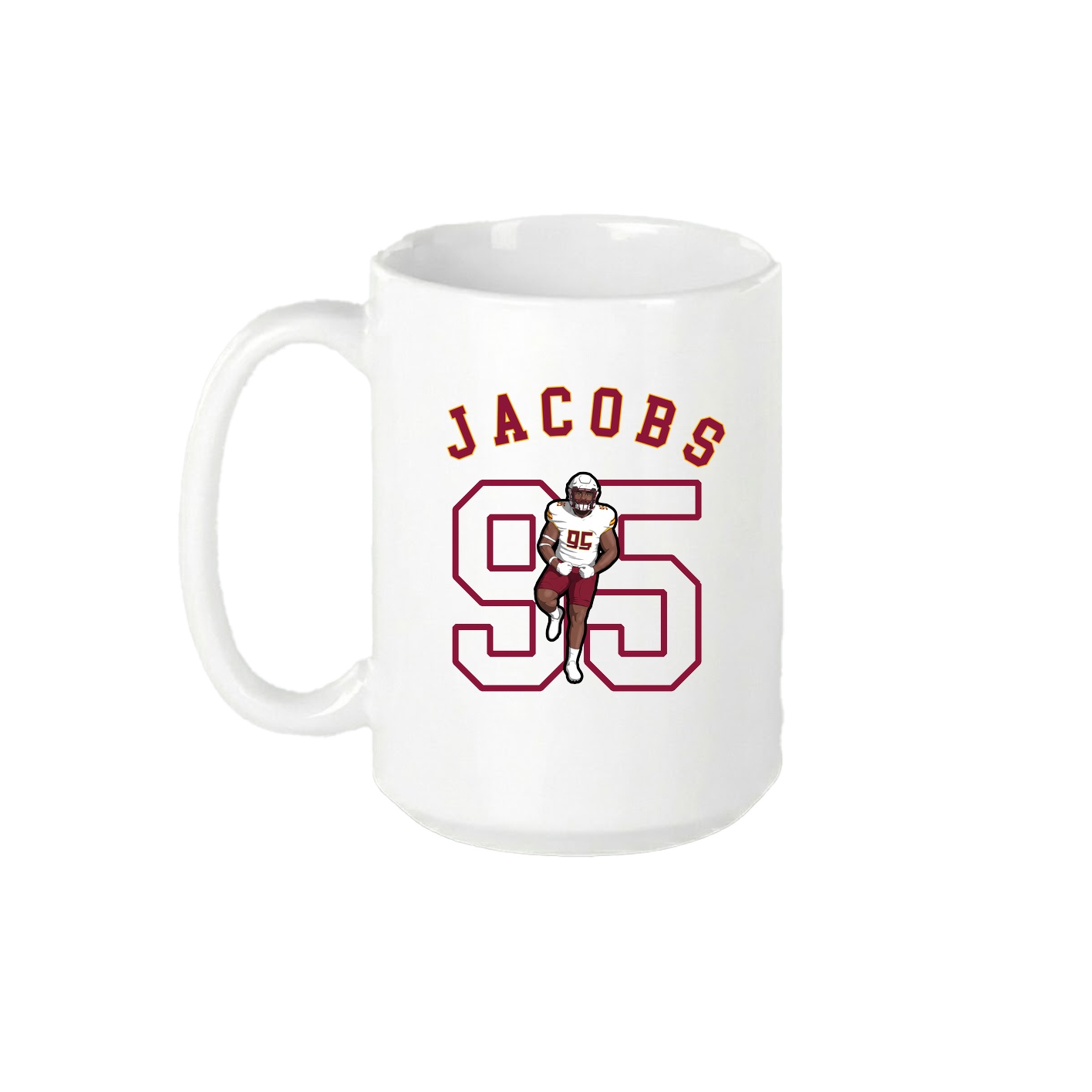 15oz Coffee Mug — Shirsey Arch in White