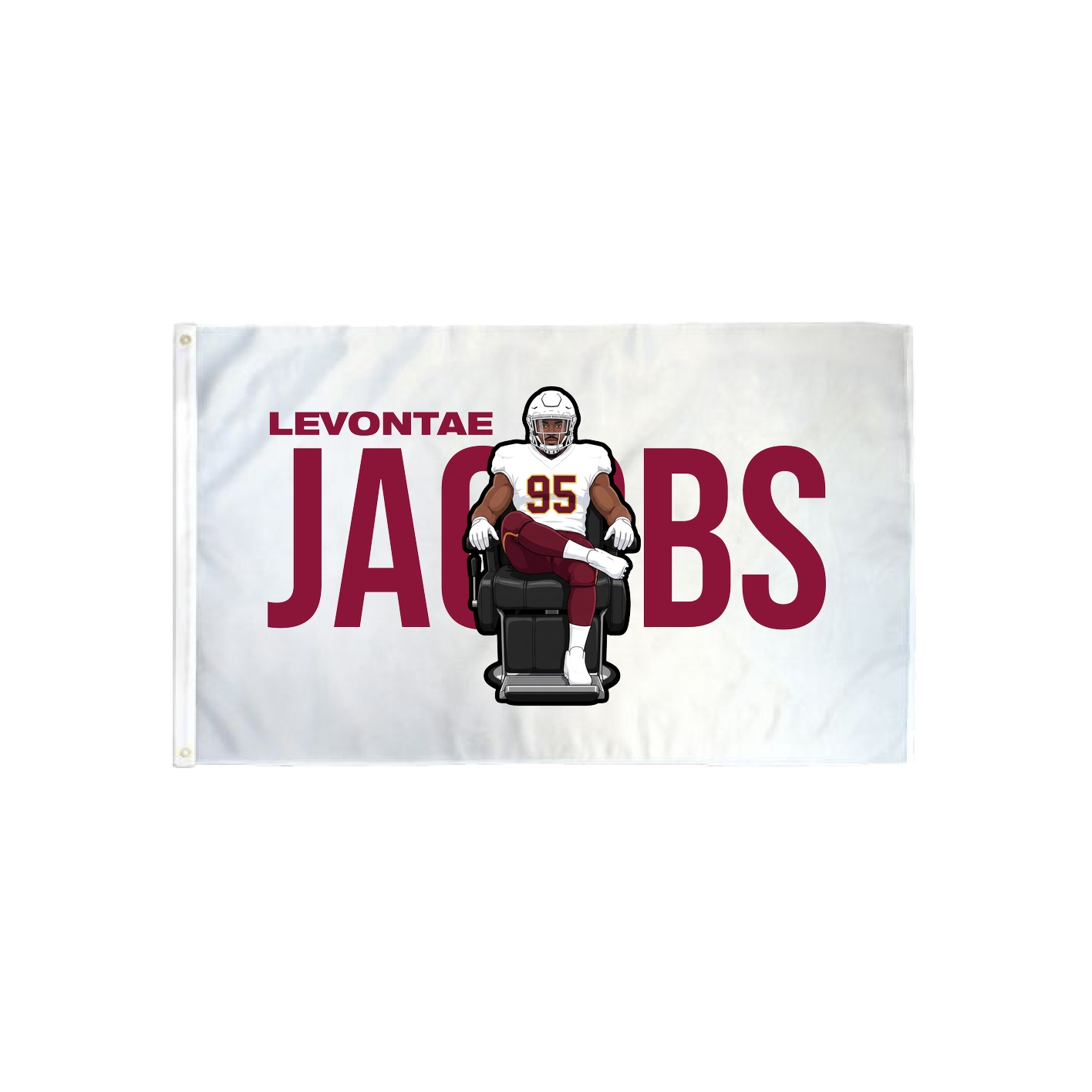 3x5 Flag — Player Name in Classic