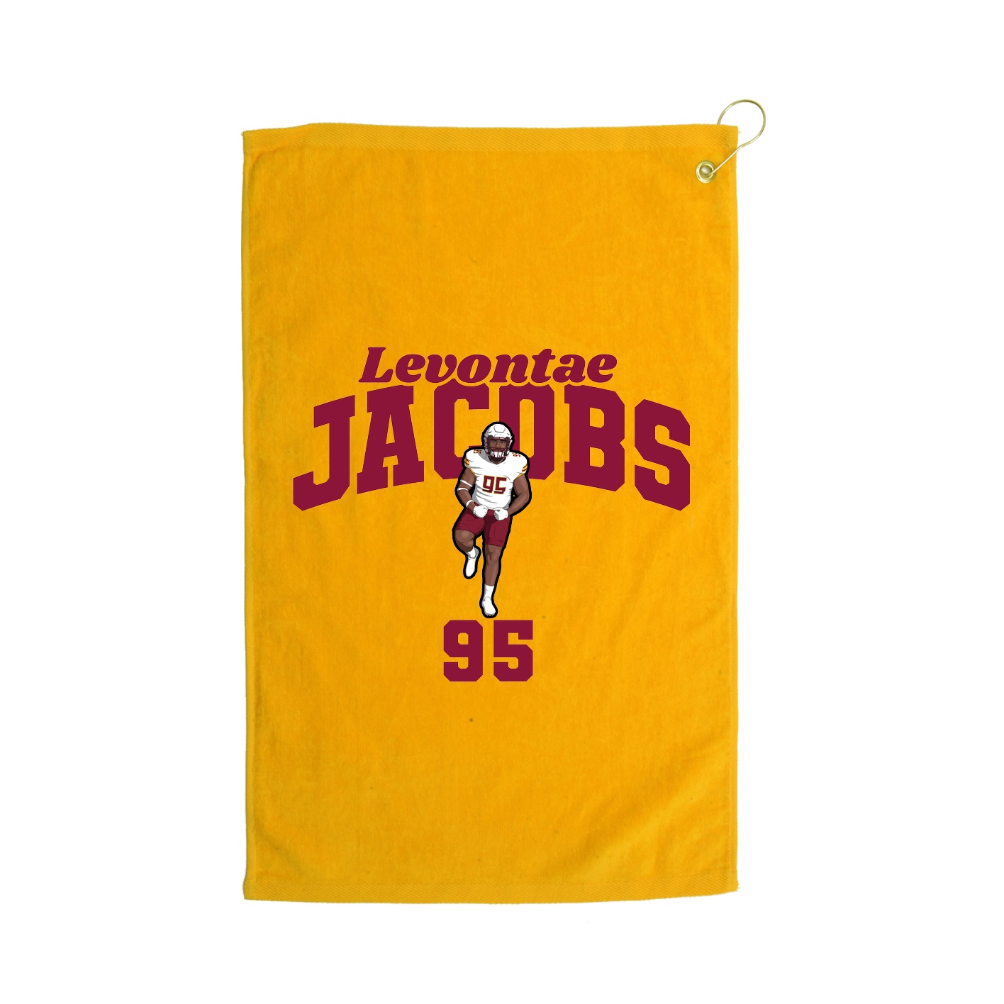 Golf Towel — Signature Arch in Gold
