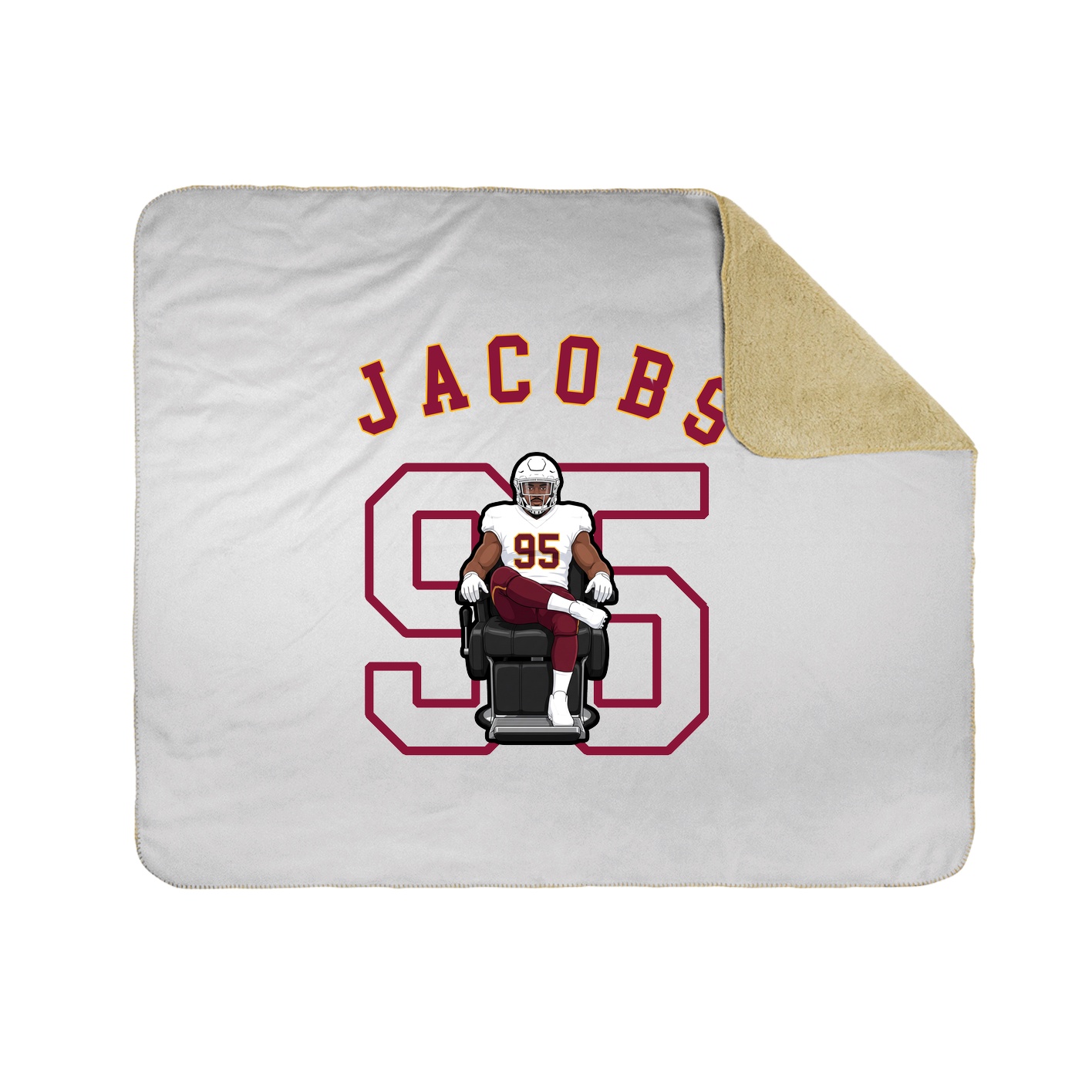 Throw Blanket — Shirsey Arch in White
