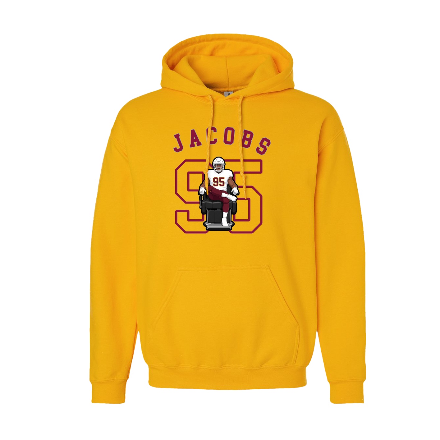 Youth Hoodie — Shirsey Arch in Gold