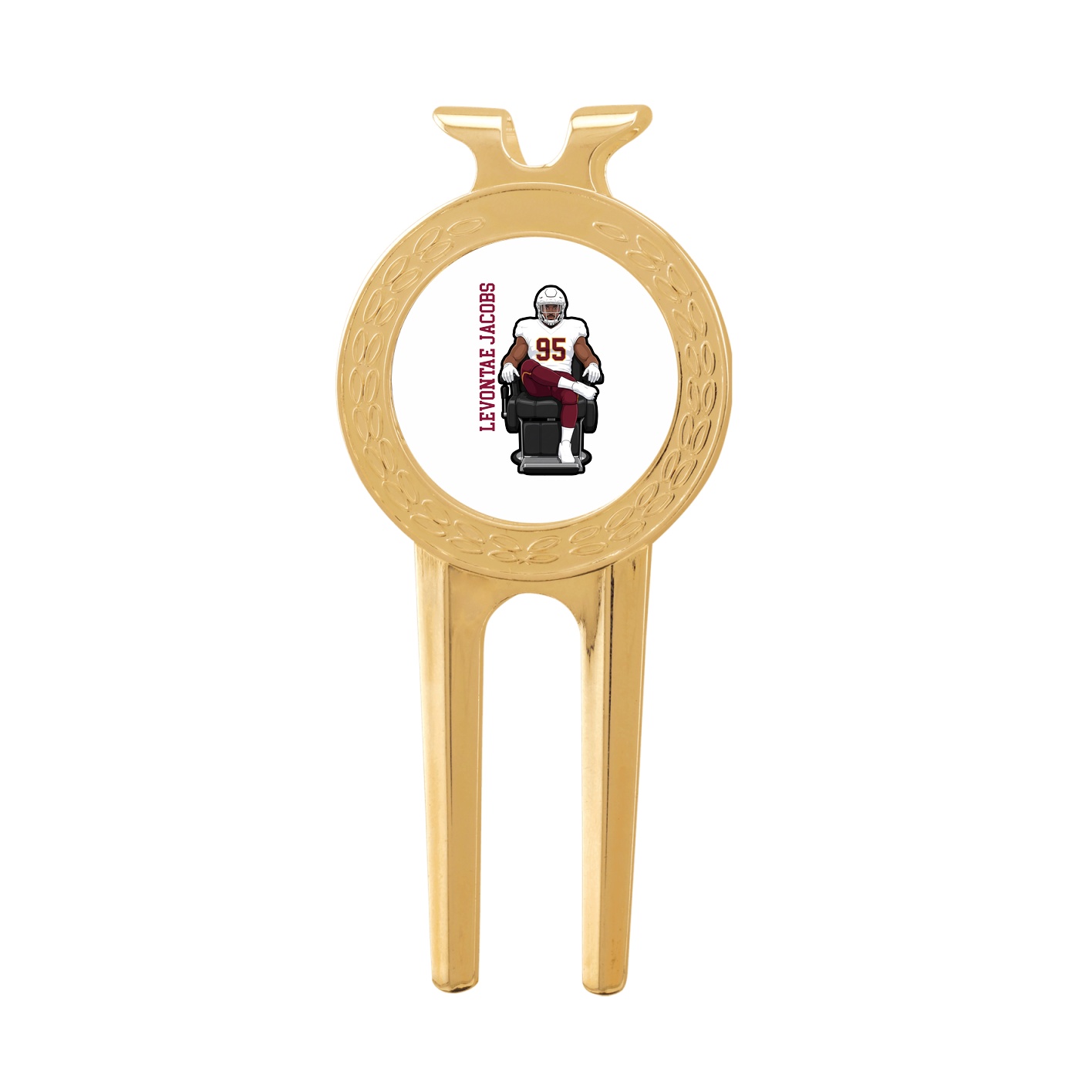 Divot Tool with Ball Marker — Name Vertical in Classic