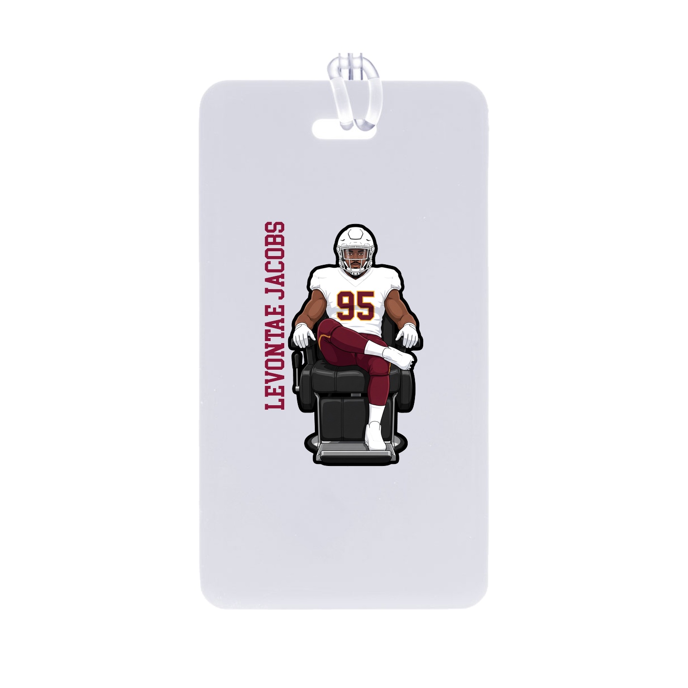 Bag Tag — Name Vertical in Classic