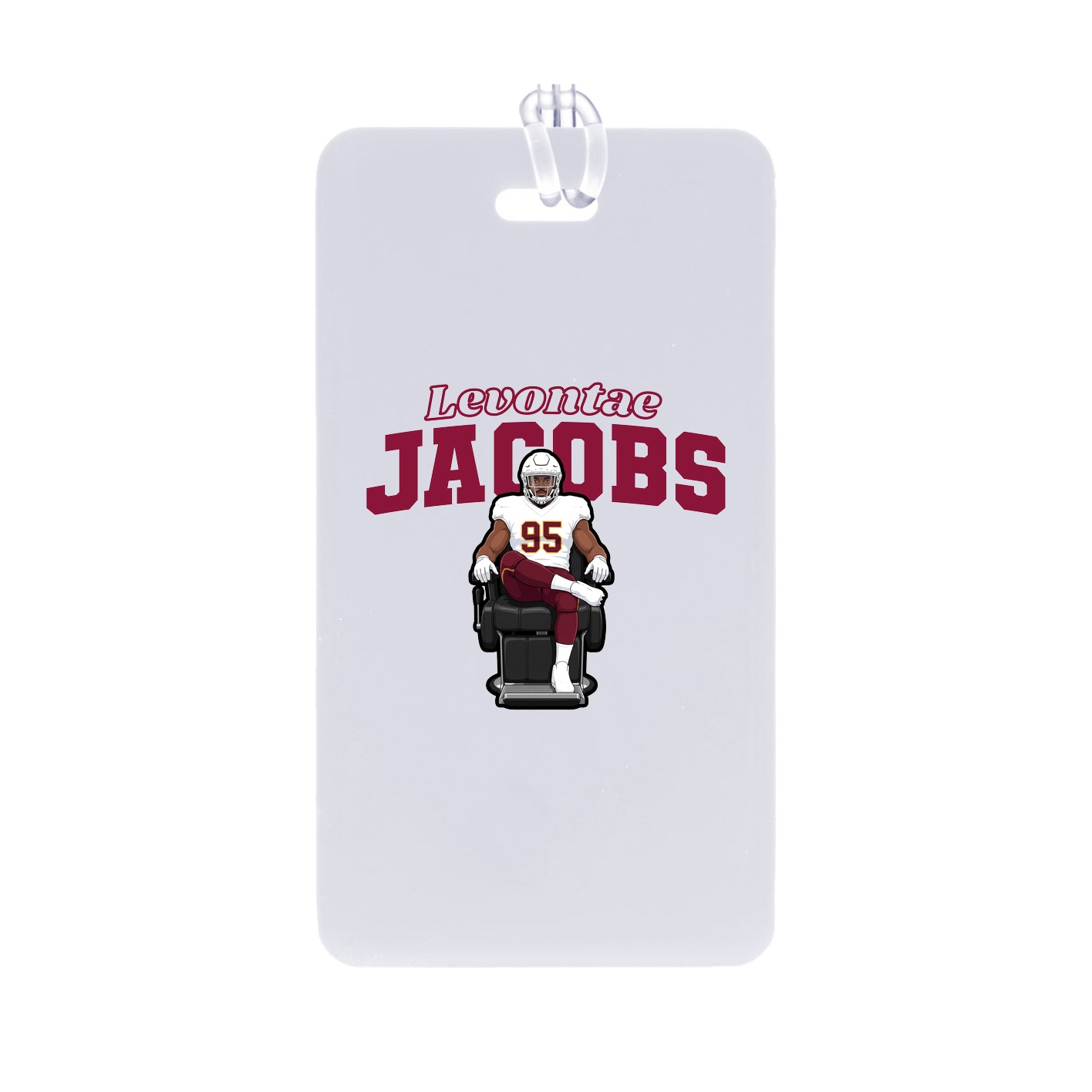 Bag Tag — Name Arch in Classic
