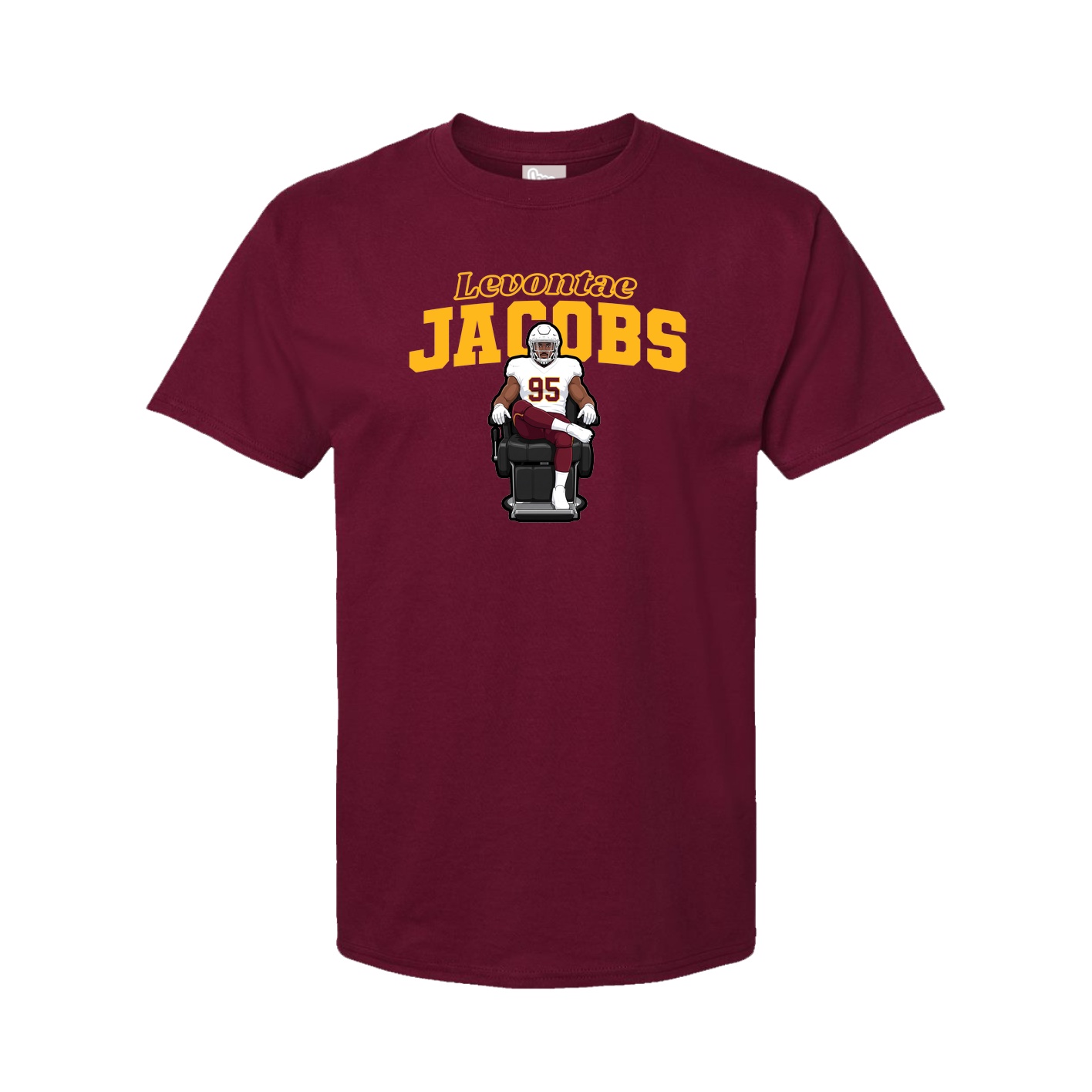 Tee — Name Arch in Cardinal