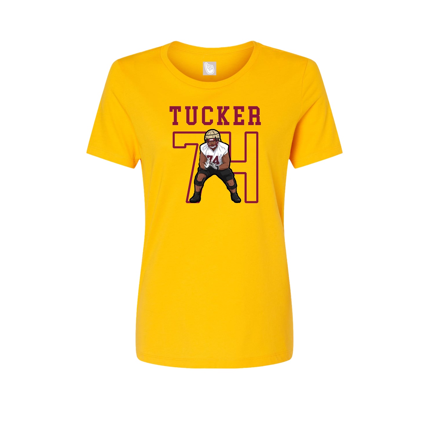 Fitted Women's Tee — Shirsey in Gold