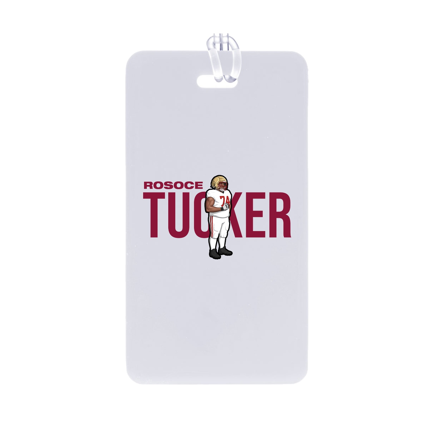 Bag Tag — Player Name in Classic