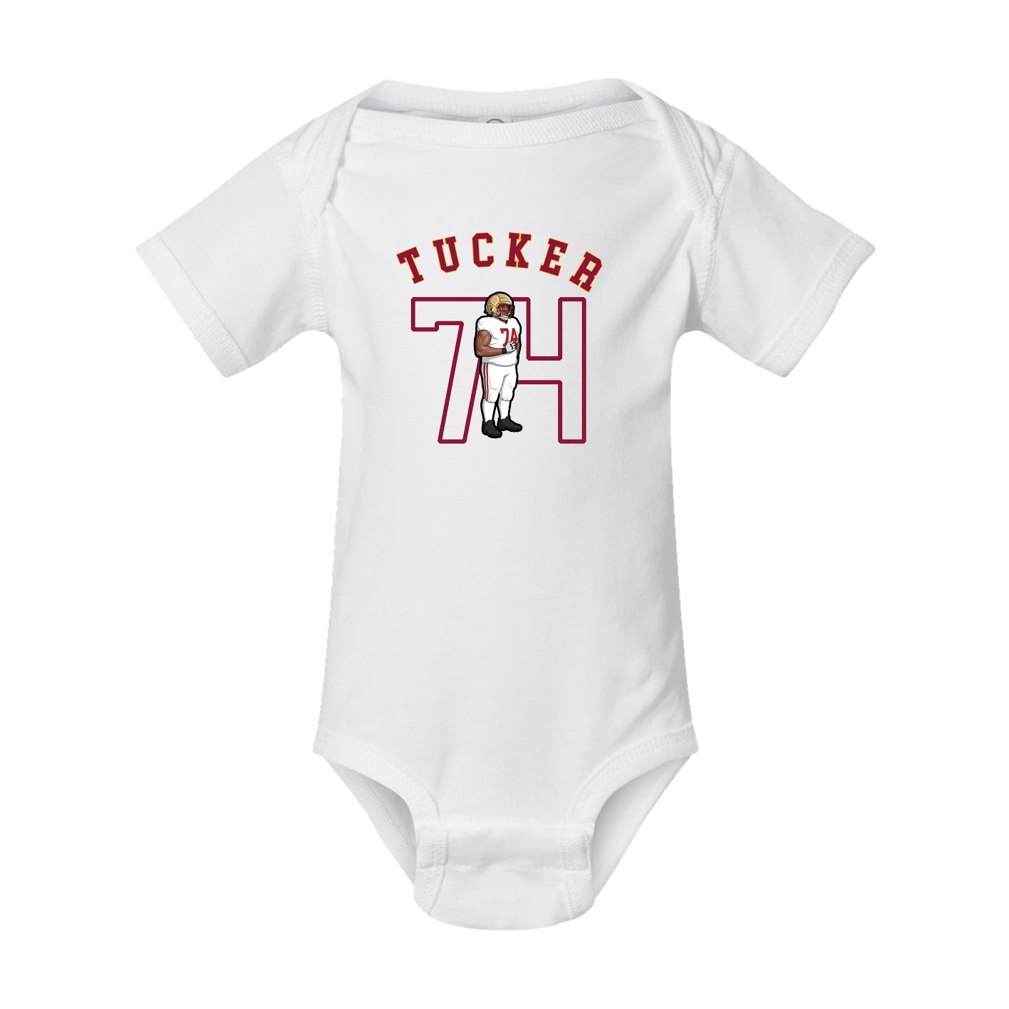 Baby Onesie — Shirsey Arch in White