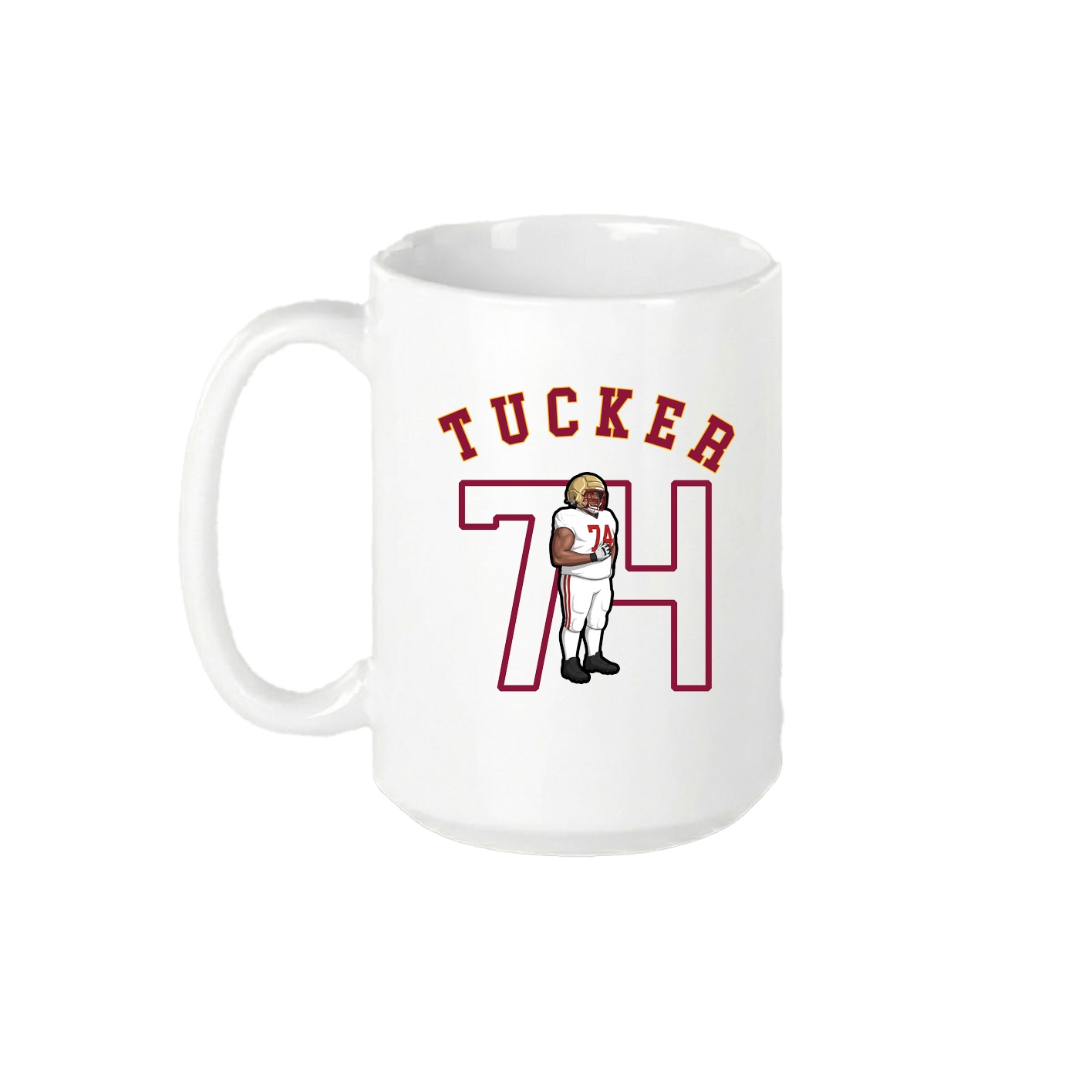 15oz Coffee Mug — Shirsey Arch in White