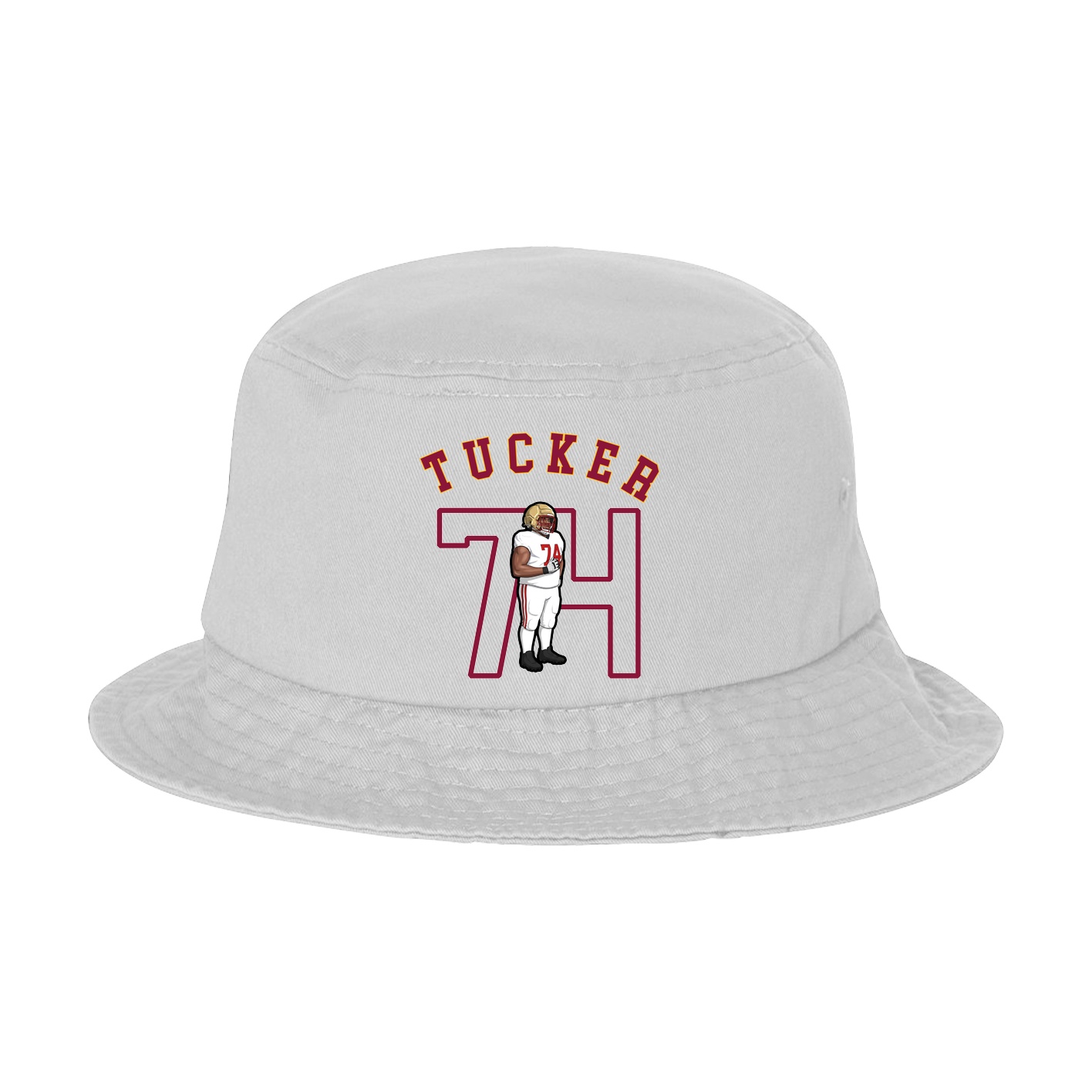 Bucket Cap — Shirsey Arch in White