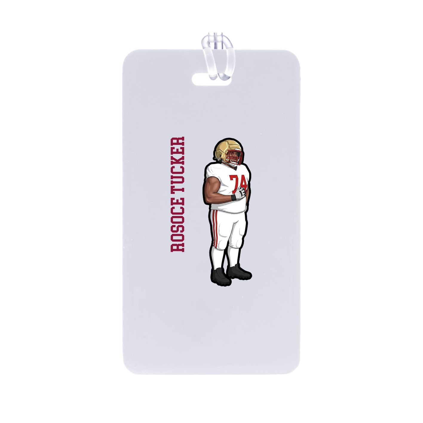 Bag Tag — Name Vertical in Classic
