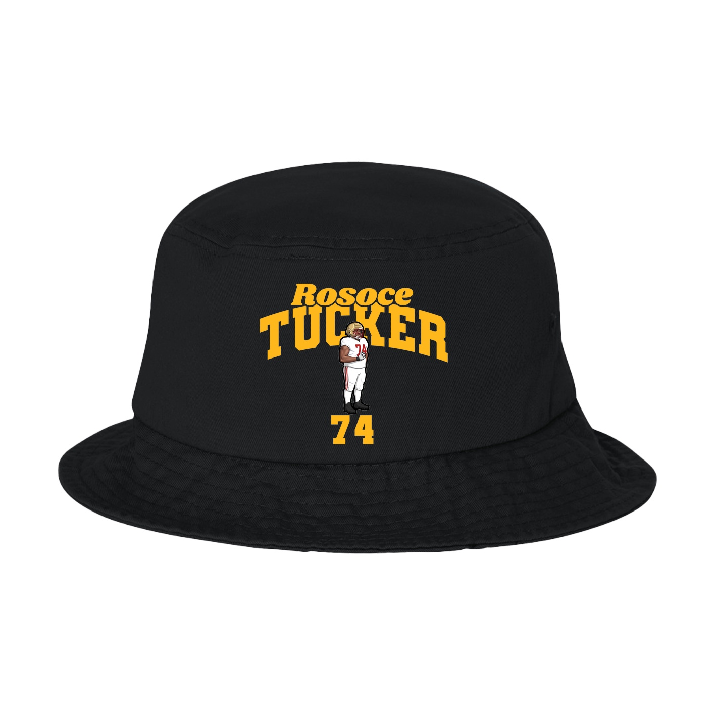Bucket Cap — Signature Arch in Black