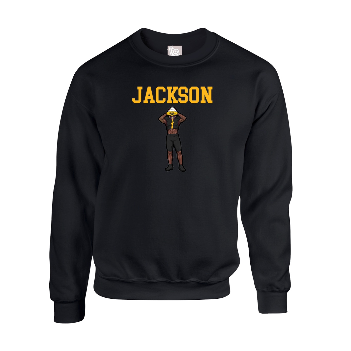 Fleece Crew — Shirsey in Black