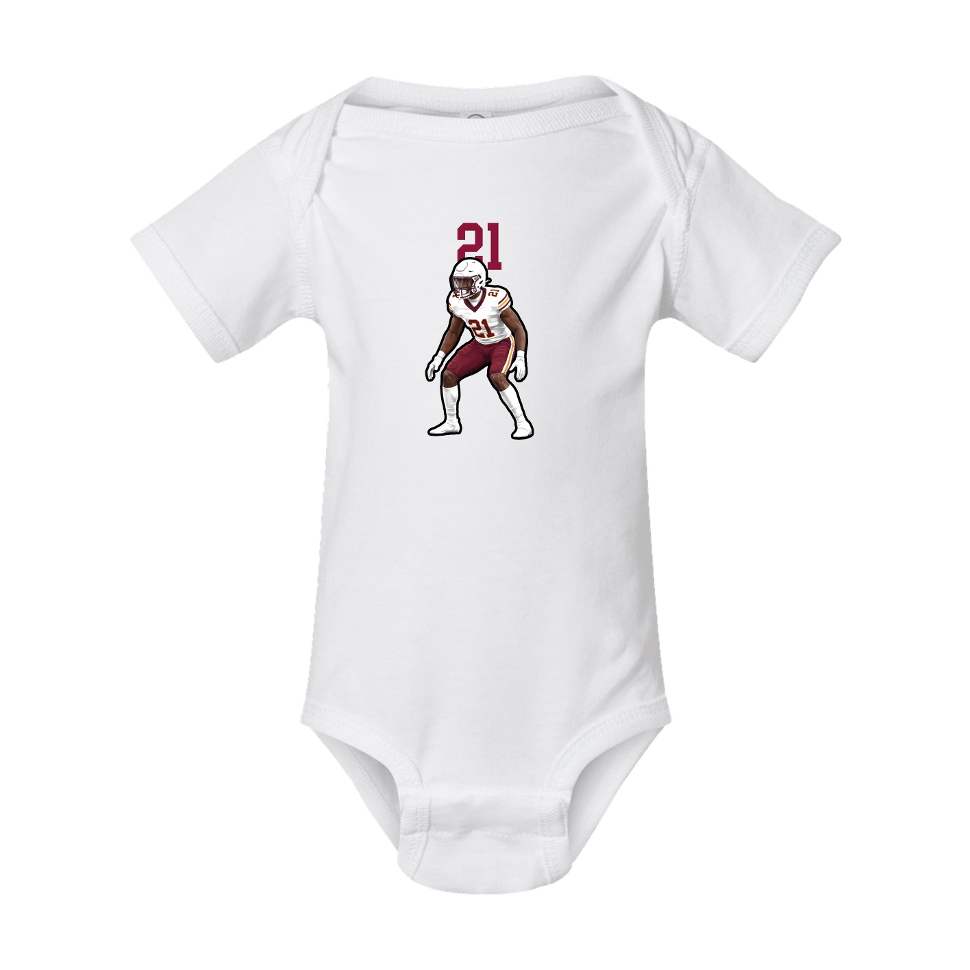 Baby Onesie — Number Top in White
