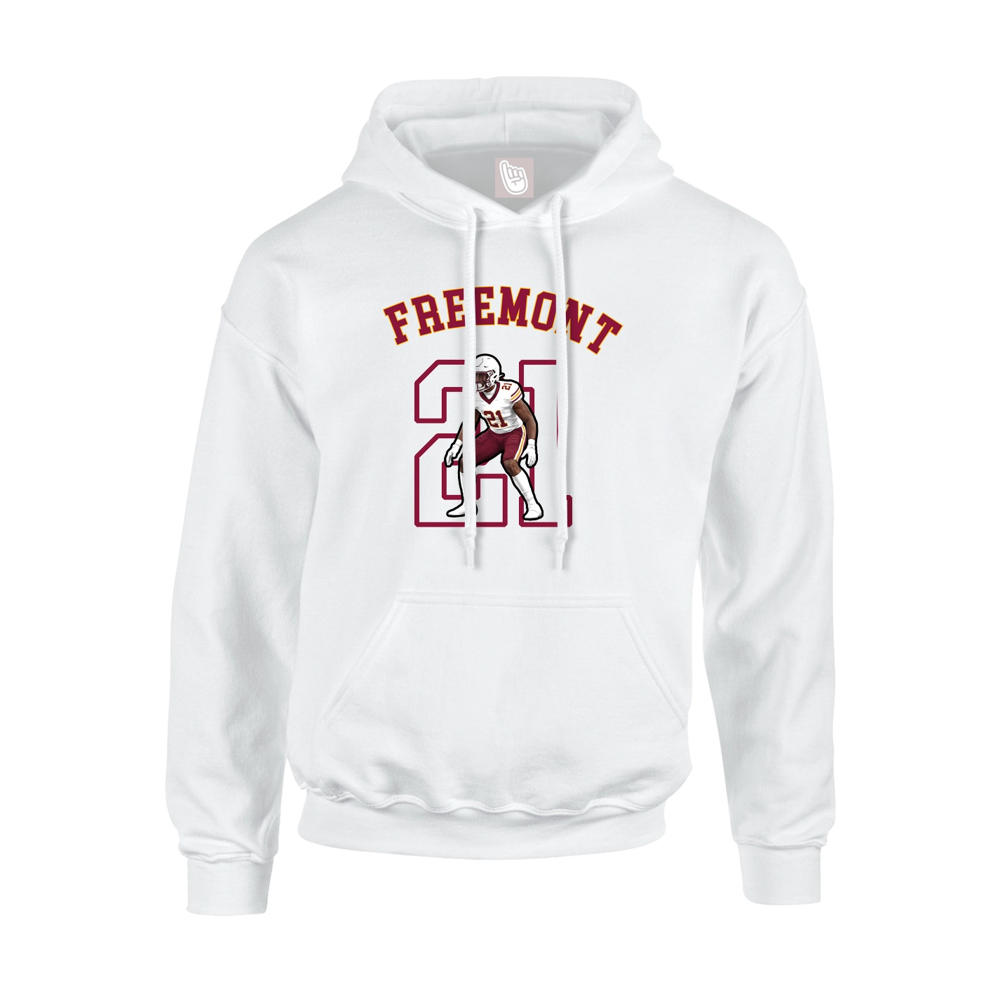 Youth Hoodie — Shirsey Arch in White