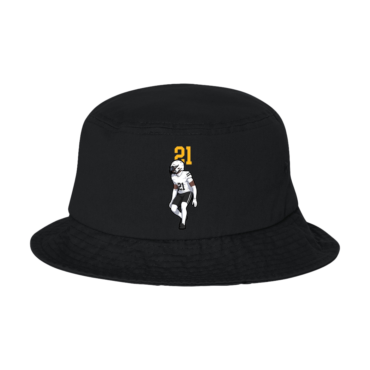 Bucket Cap — Number Top in Black