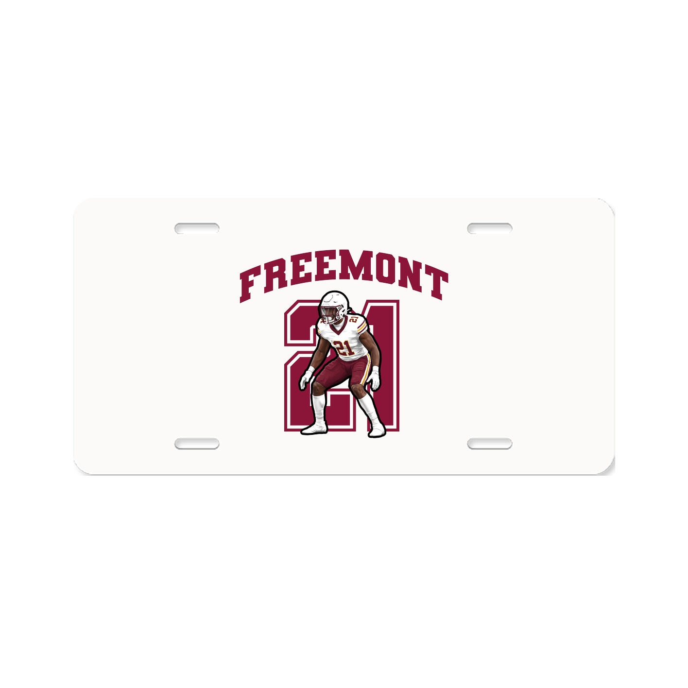 License Plate — Number in Classic