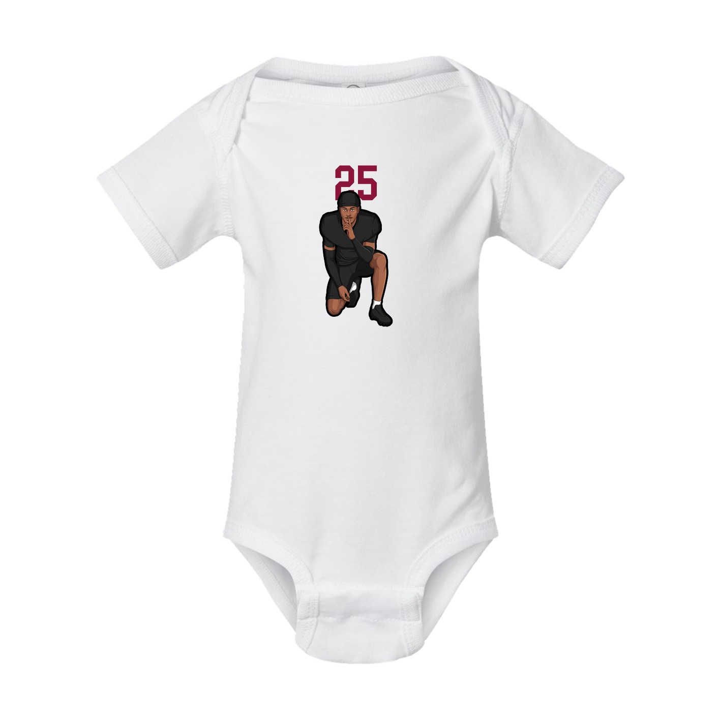 Baby Onesie — Number Top in White