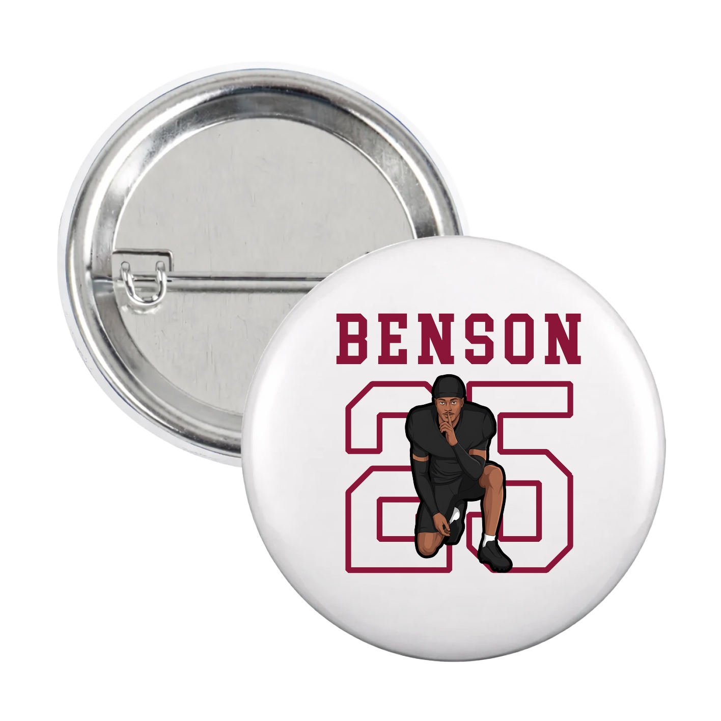 Game Day Button — Shirsey in White