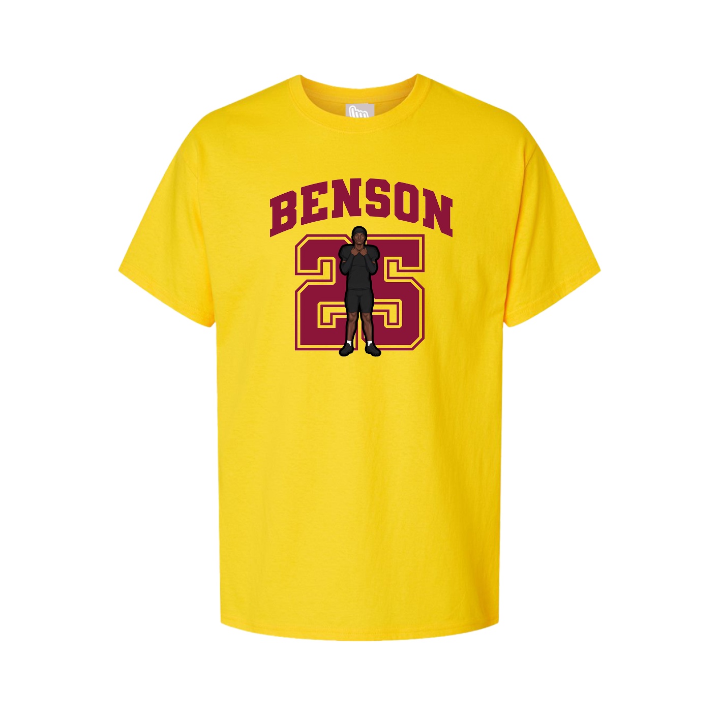 Youth Tee — Number in Gold