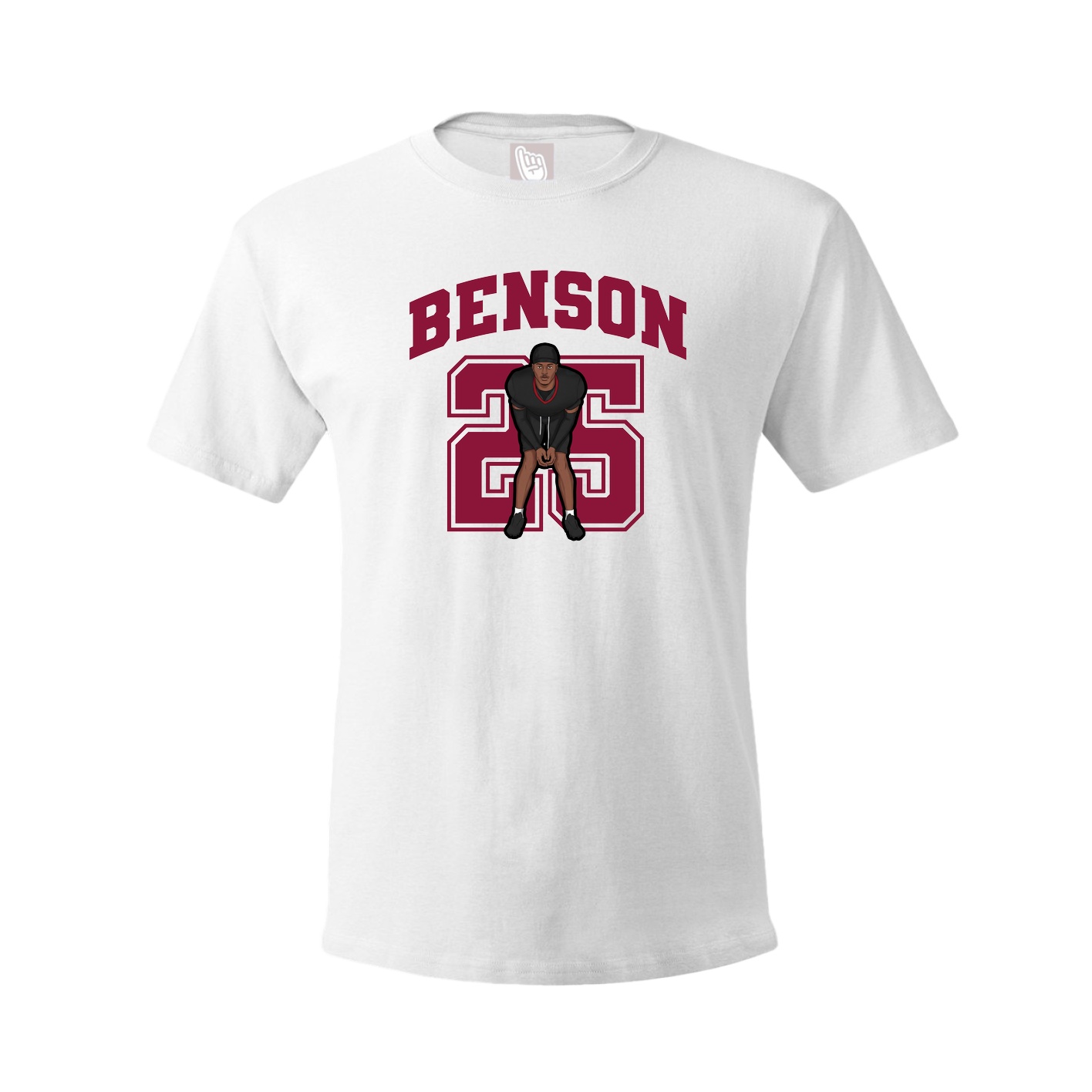 Tee — Number in White