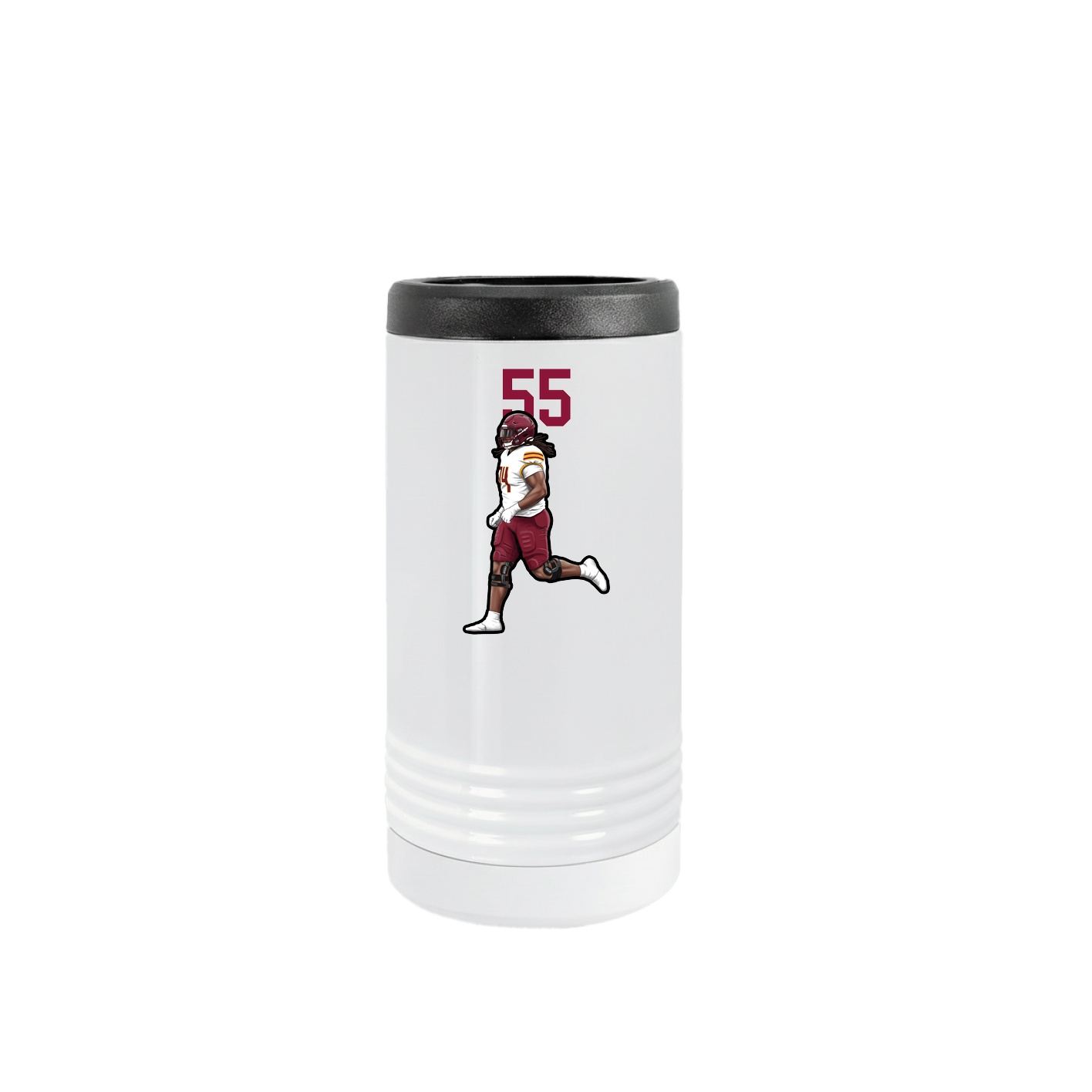 Slim Beverage Holder — Number Top in White