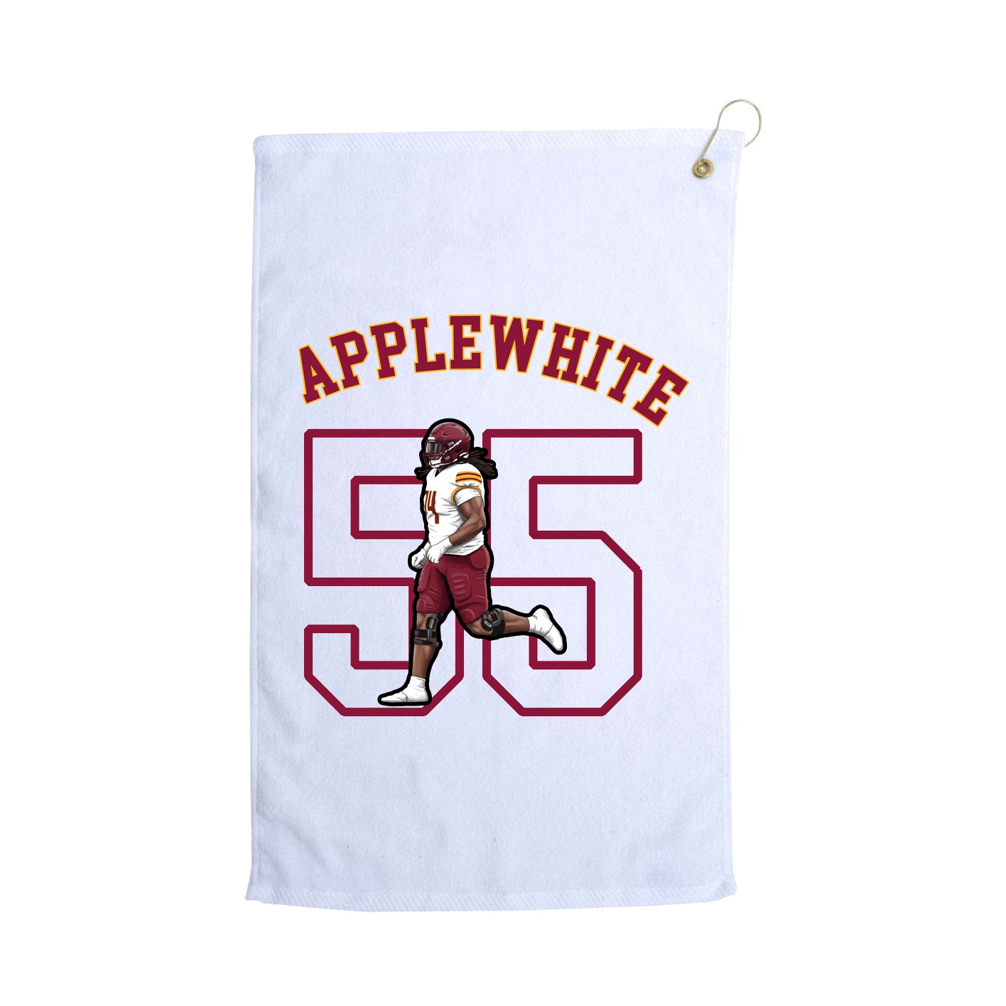 Golf Towel — Shirsey Arch in White