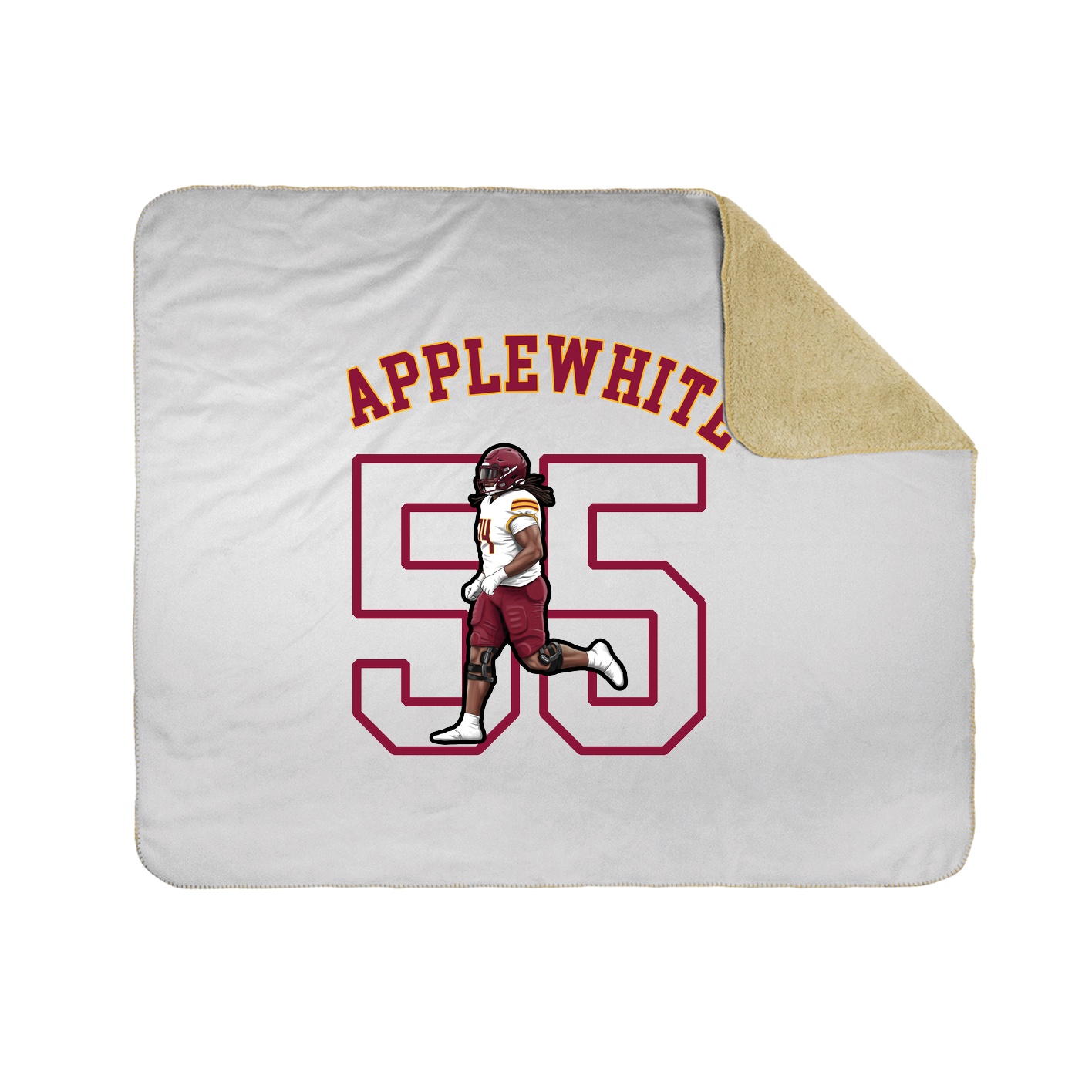 Throw Blanket — Shirsey Arch in White