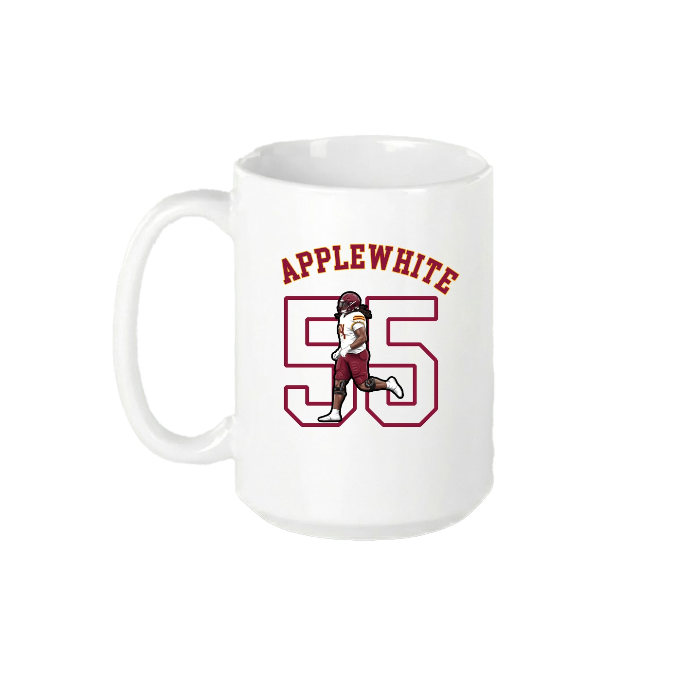 15oz Coffee Mug — Shirsey Arch in White