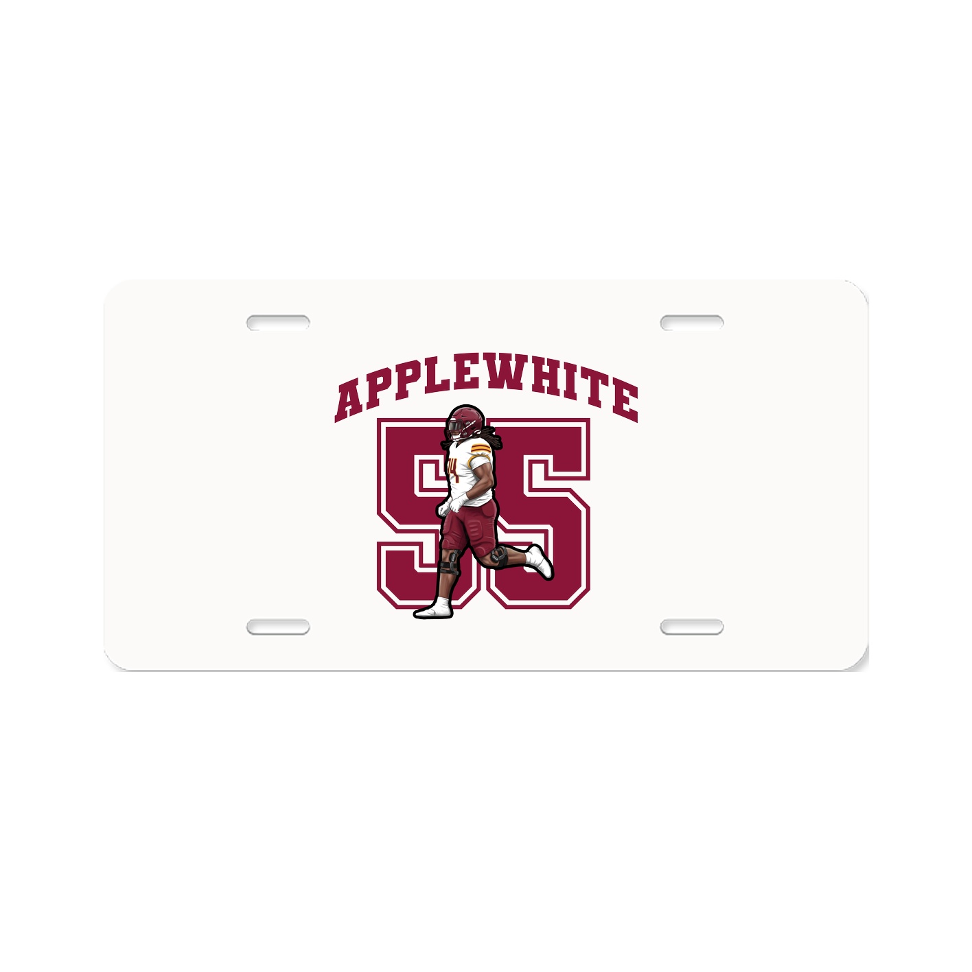 License Plate — Number in Classic