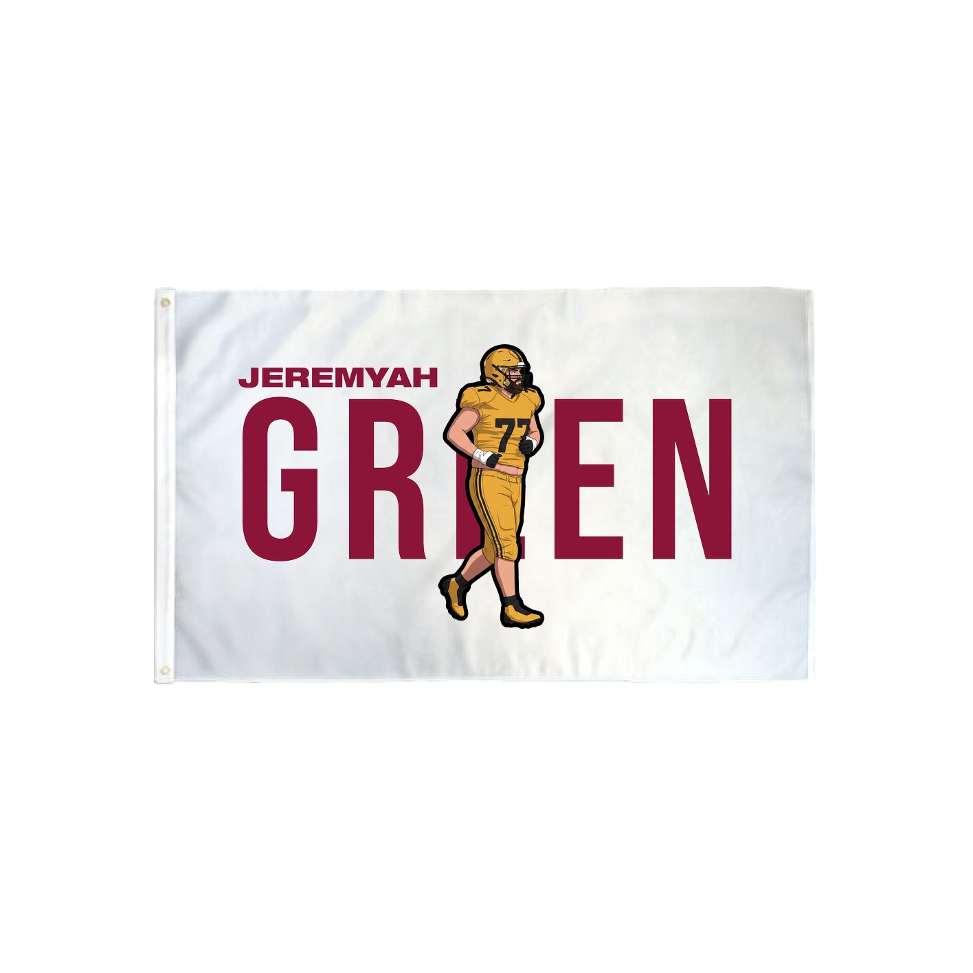 3x5 Flag — Player Name in Classic